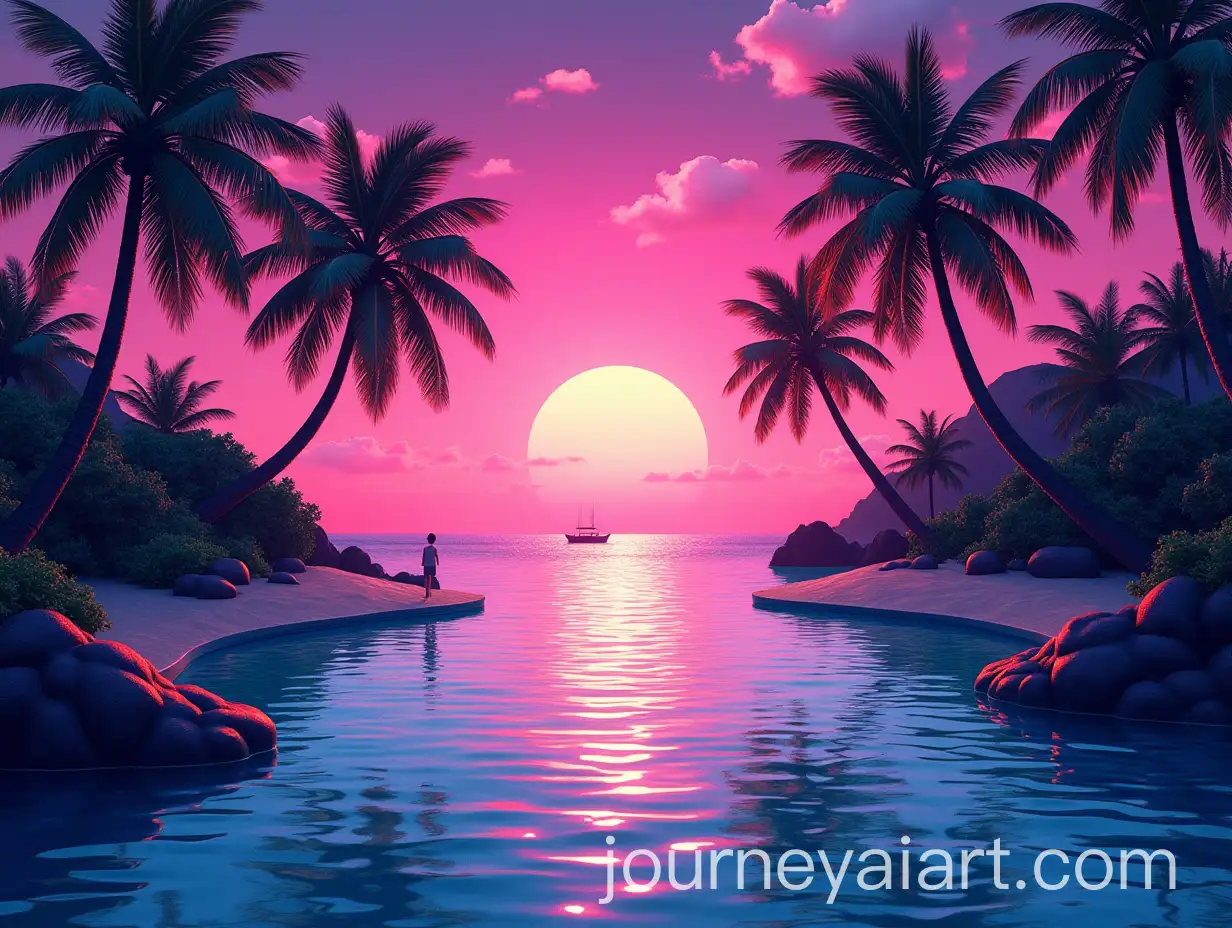 Vibrant-Summer-RapAI-Image-Prompt-Expansion-Album-Cover-with-Tropical-Island-Theme-and-Neon-Accents