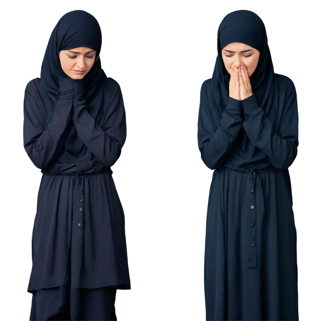 I want one boy and one girl in depression in the same image islam