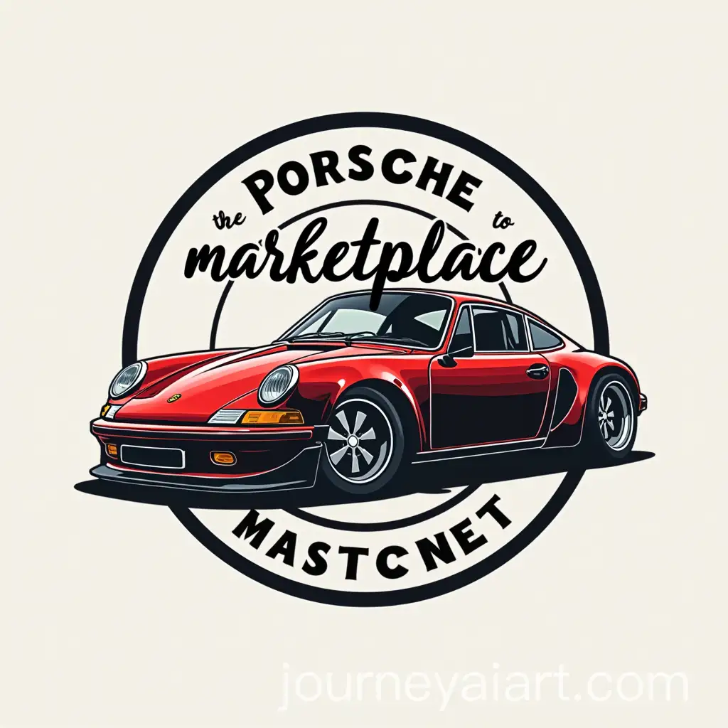 Porsche-Flipper-Marketplace-Logo-in-Monochrome-Palette