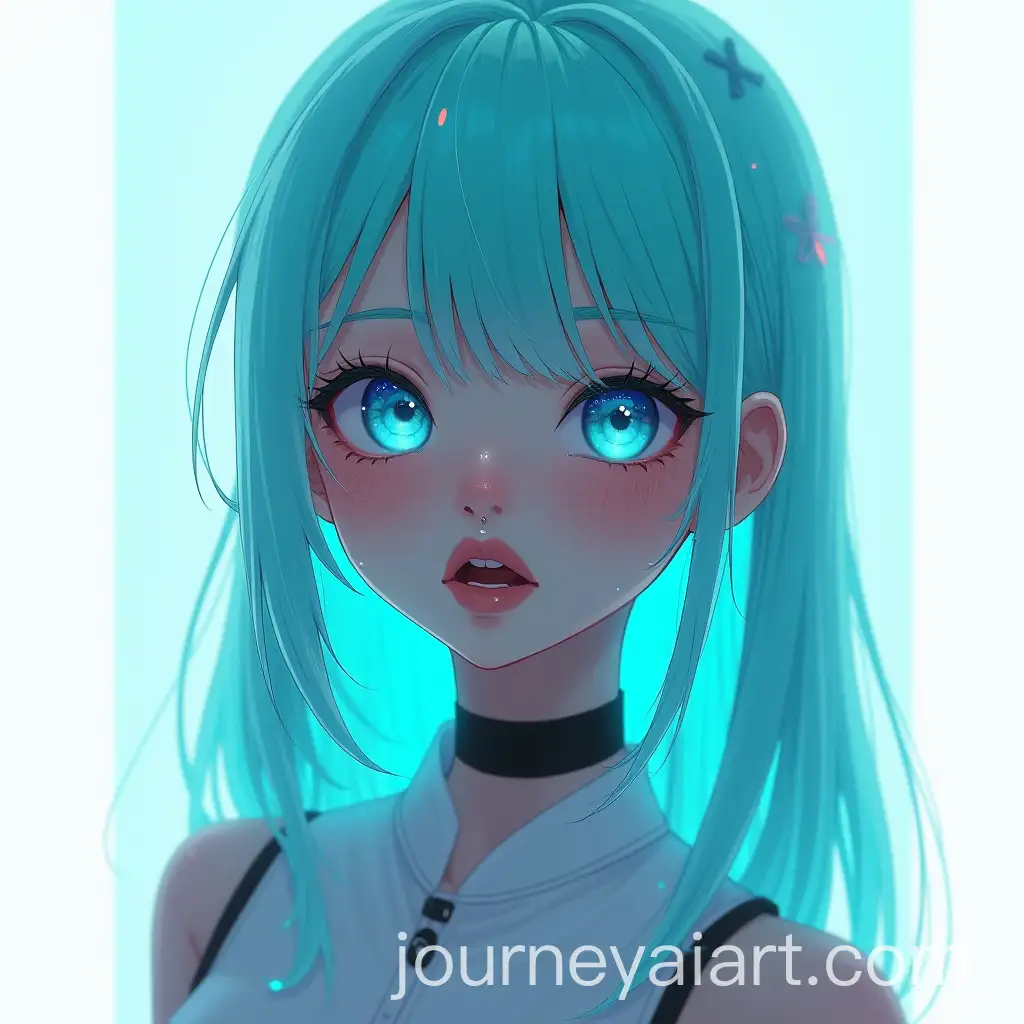 Futuristic-NeonStyled-Girl-with-Piercings-and-Holographic-Mini-Dress