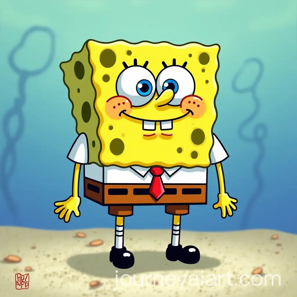 SpongeBob-SquarePants-in-a-Fun-Cartoon-Setting