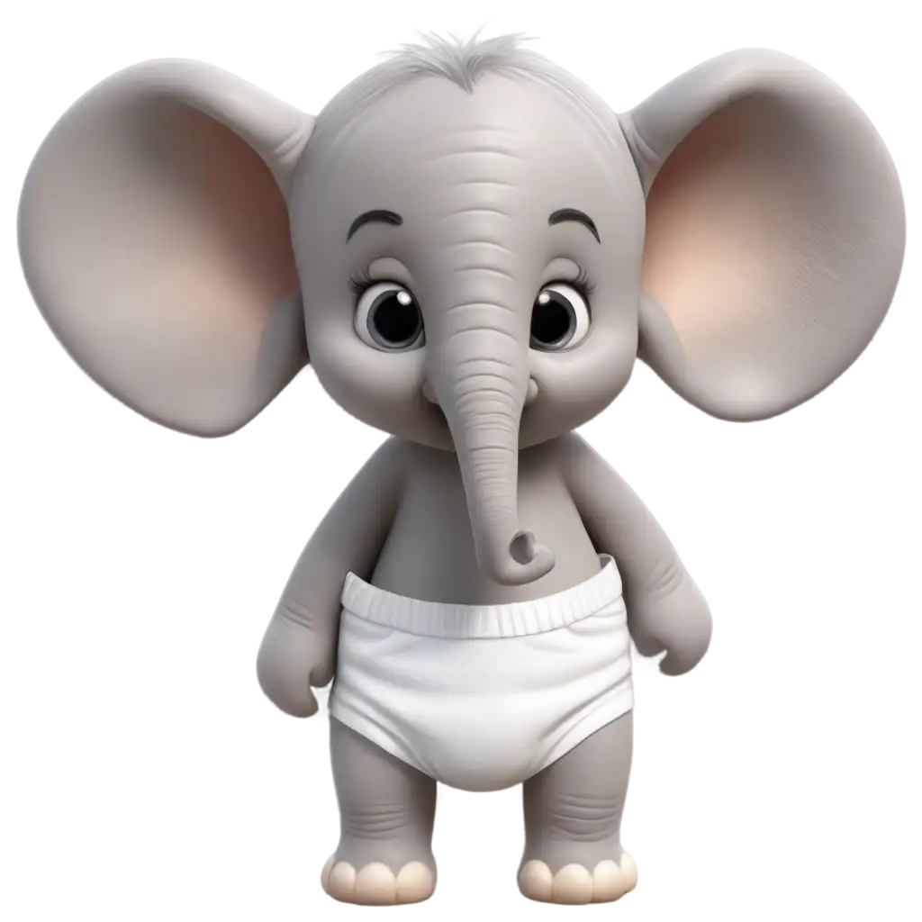 Cute-Cartoon-Elephant-in-Diaper-PNG-for-Fun-and-Creative-Use