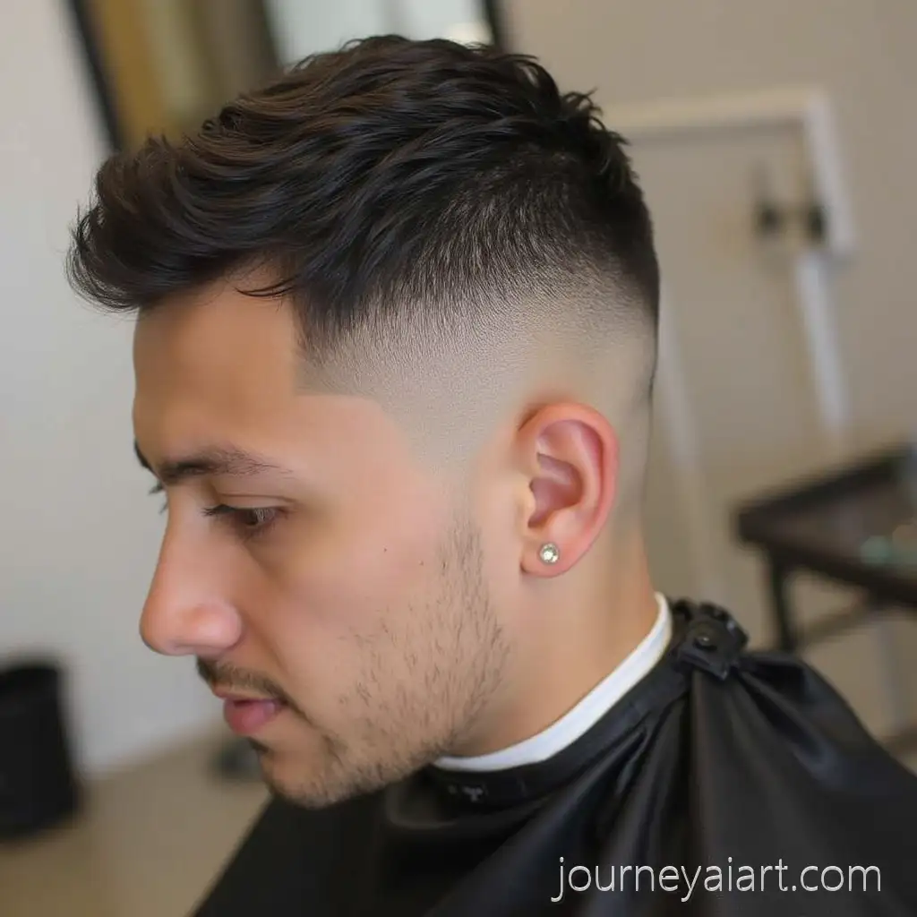 Modern-Haircut-Styling-in-a-Chic-Salon-Setting