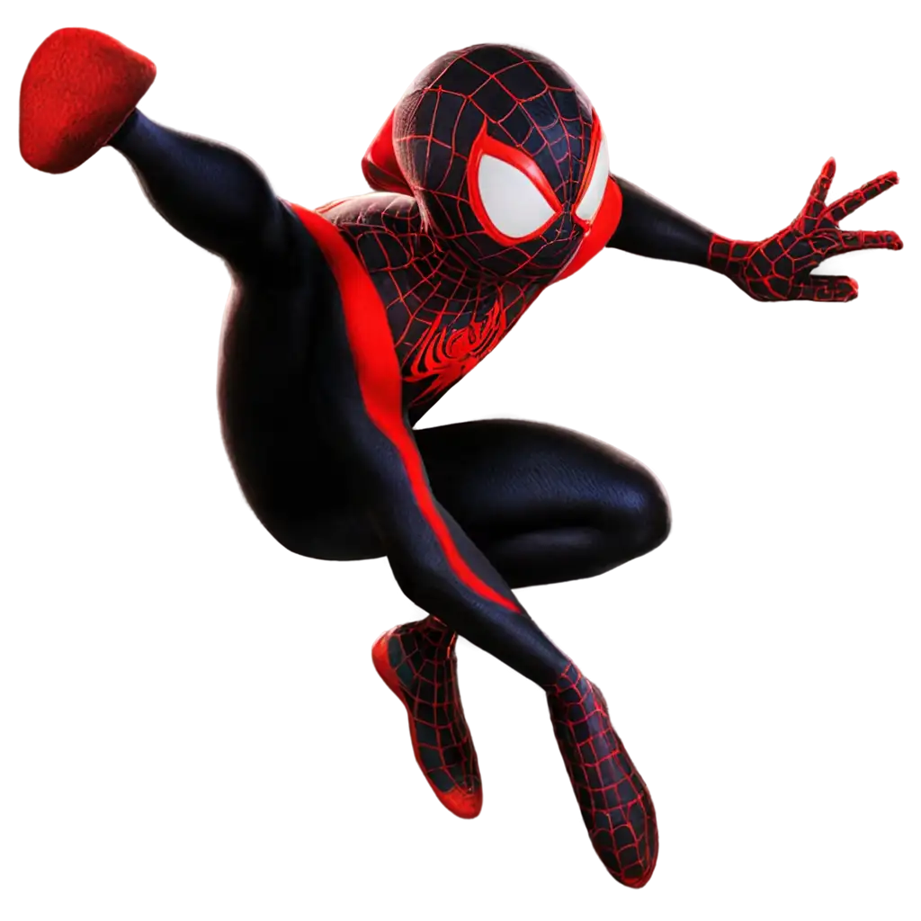 HighQuality-PNG-Image-of-SpiderMan-Miles-Morales-for-Creative-Projects