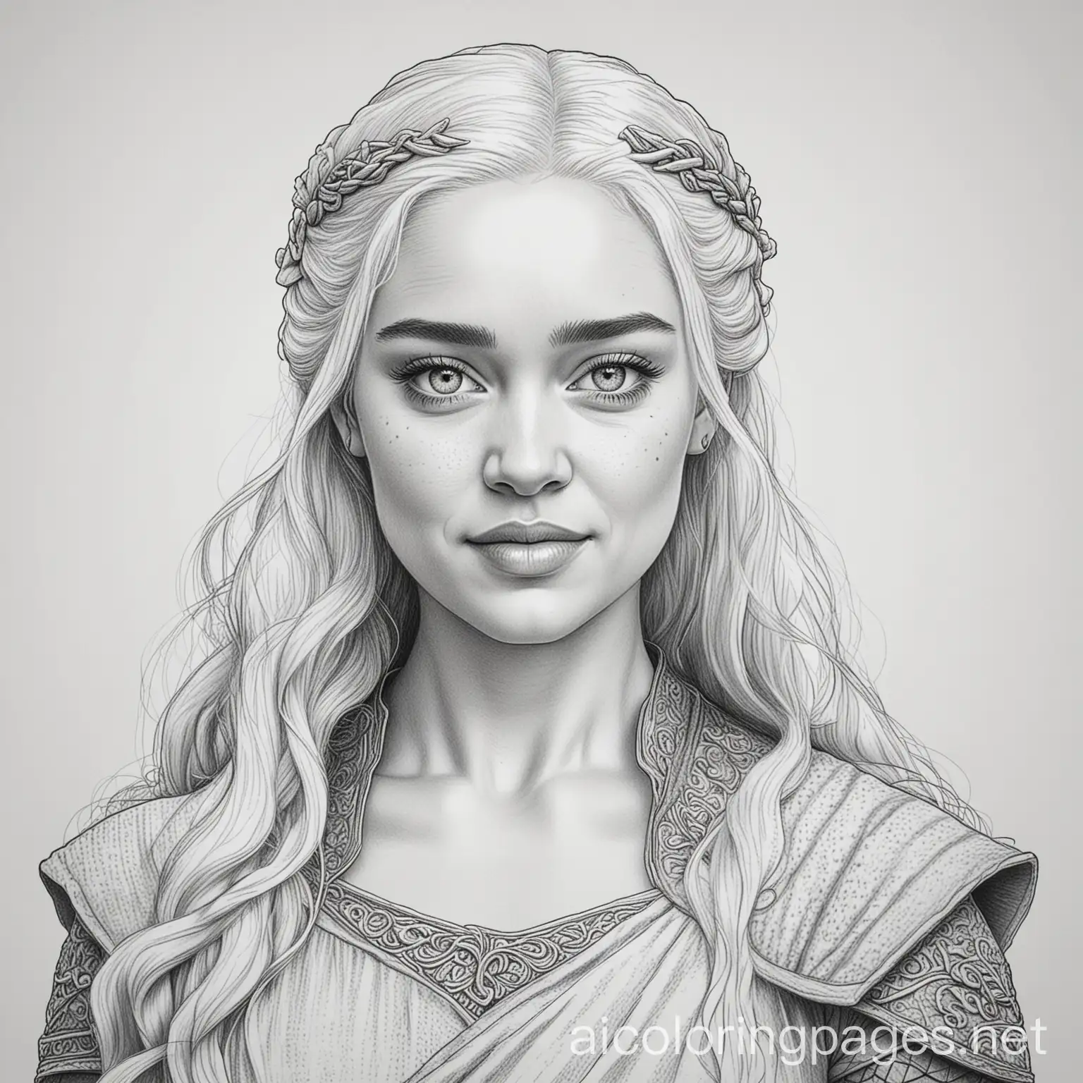 Daenerys-Targaryen-Coloring-Page-for-Kids