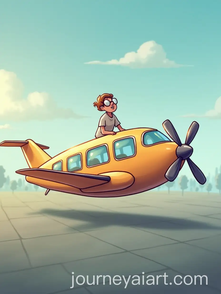 Cartoon-Plane-with-Large-Windows-for-Bobblehead-Style-Photoshop-Art