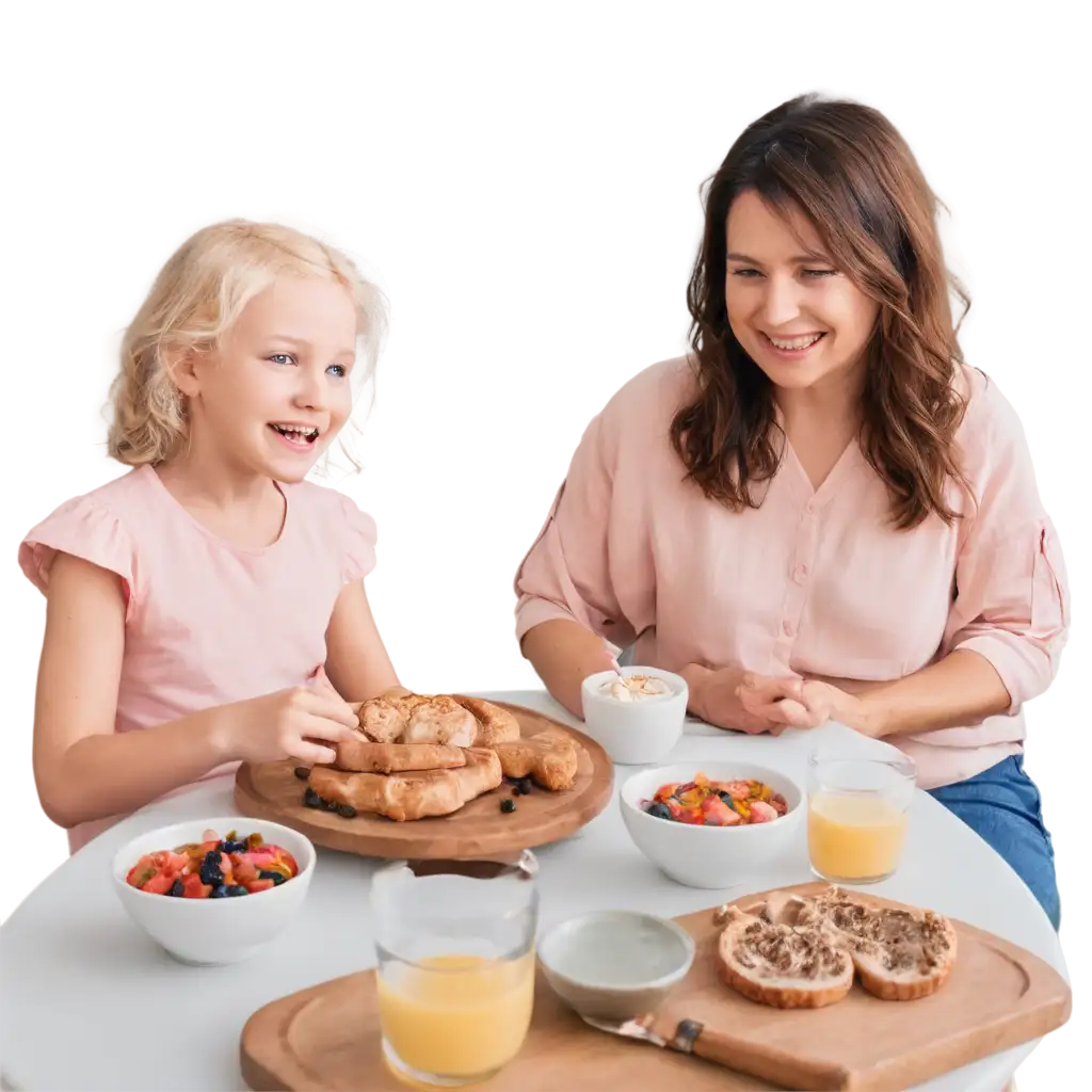 Family-Happy-Having-Breakfast-PNG-Image-Creation-for-Warm-and-Vibrant-Online-Content