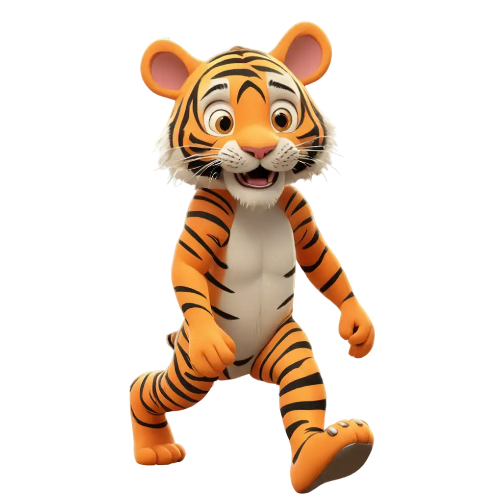 Cartoon-Tiger-Walking-in-a-Jungle-PNG-HighQuality-Transparent-Image-for-Creative-Projects