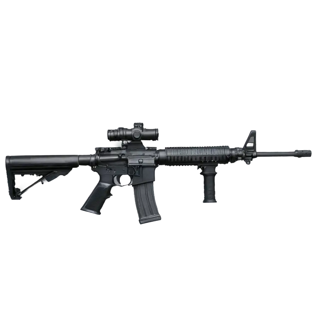 HighQuality-M4-Rifle-PNG-Image-for-Versatile-Digital-Use