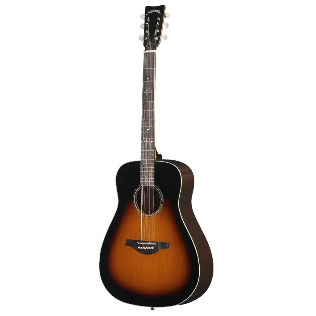YAMAHA-F370-Tobacco-Brown-Sunburst-Guitar-PNG-Image-for-HighQuality-Visuals