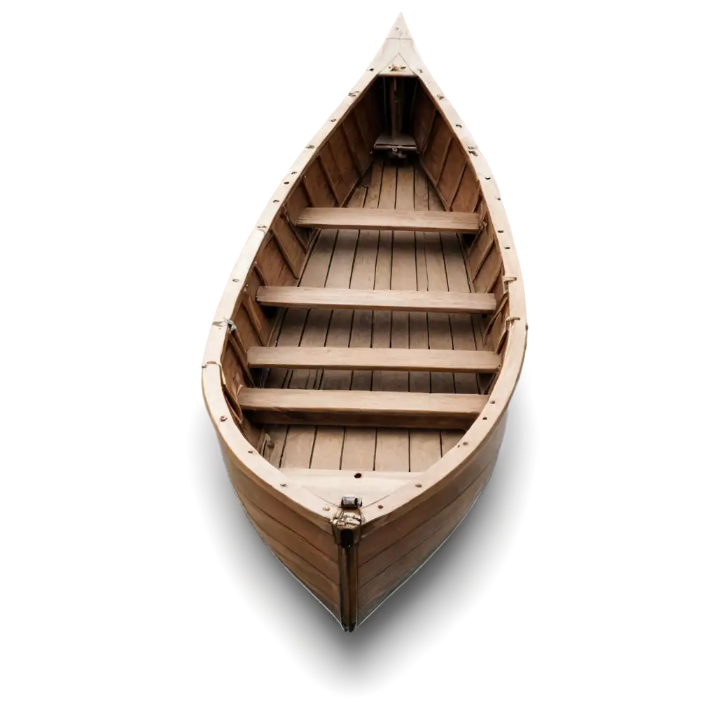 Wooden-Boat-Coming-Forward-PNG-HighQuality-Transparent-Image-for-Versatile-Use