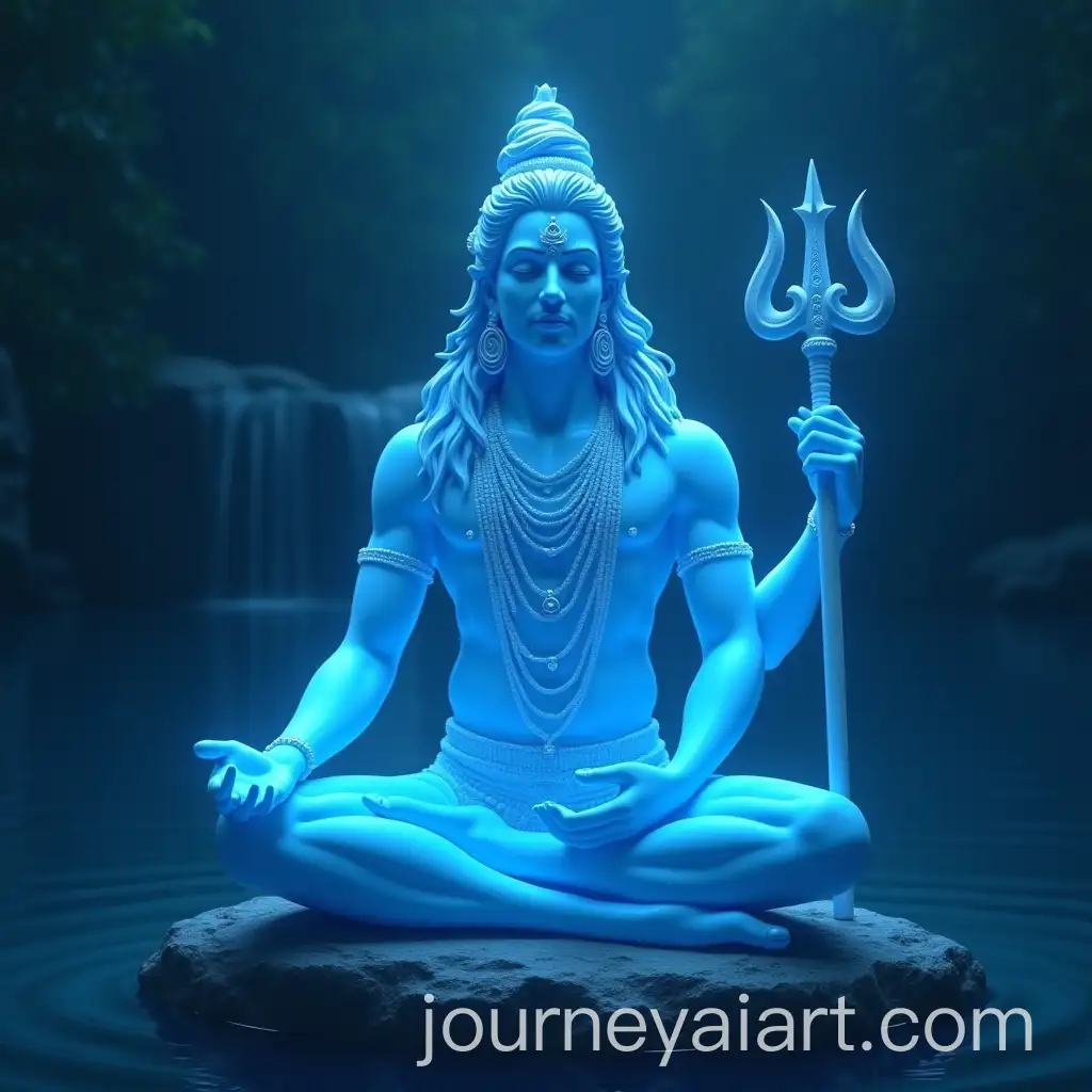 Ethereal-Lord-Shiva-in-Meditation-with-Glowing-Trident-and-Crescent-Moon