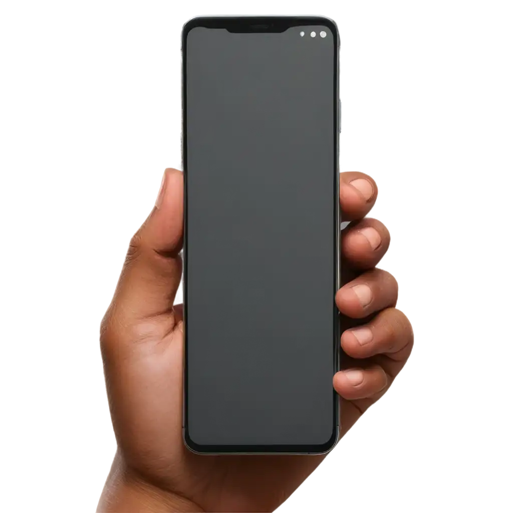 A mobile phone but the screen is also png