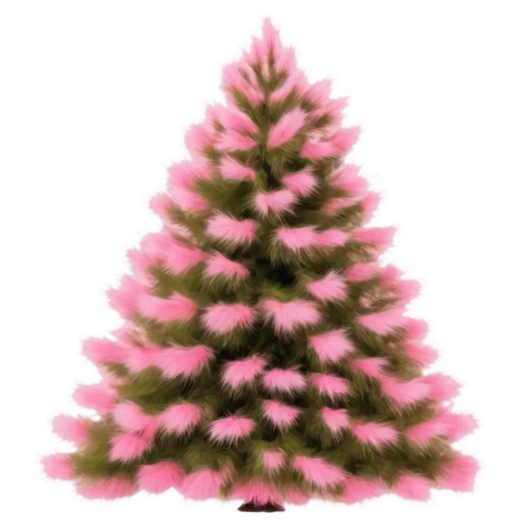 Tree-Made-of-Pink-Fur-PNG-Unique-and-Creative-Digital-Artwork-for-Versatile-Use