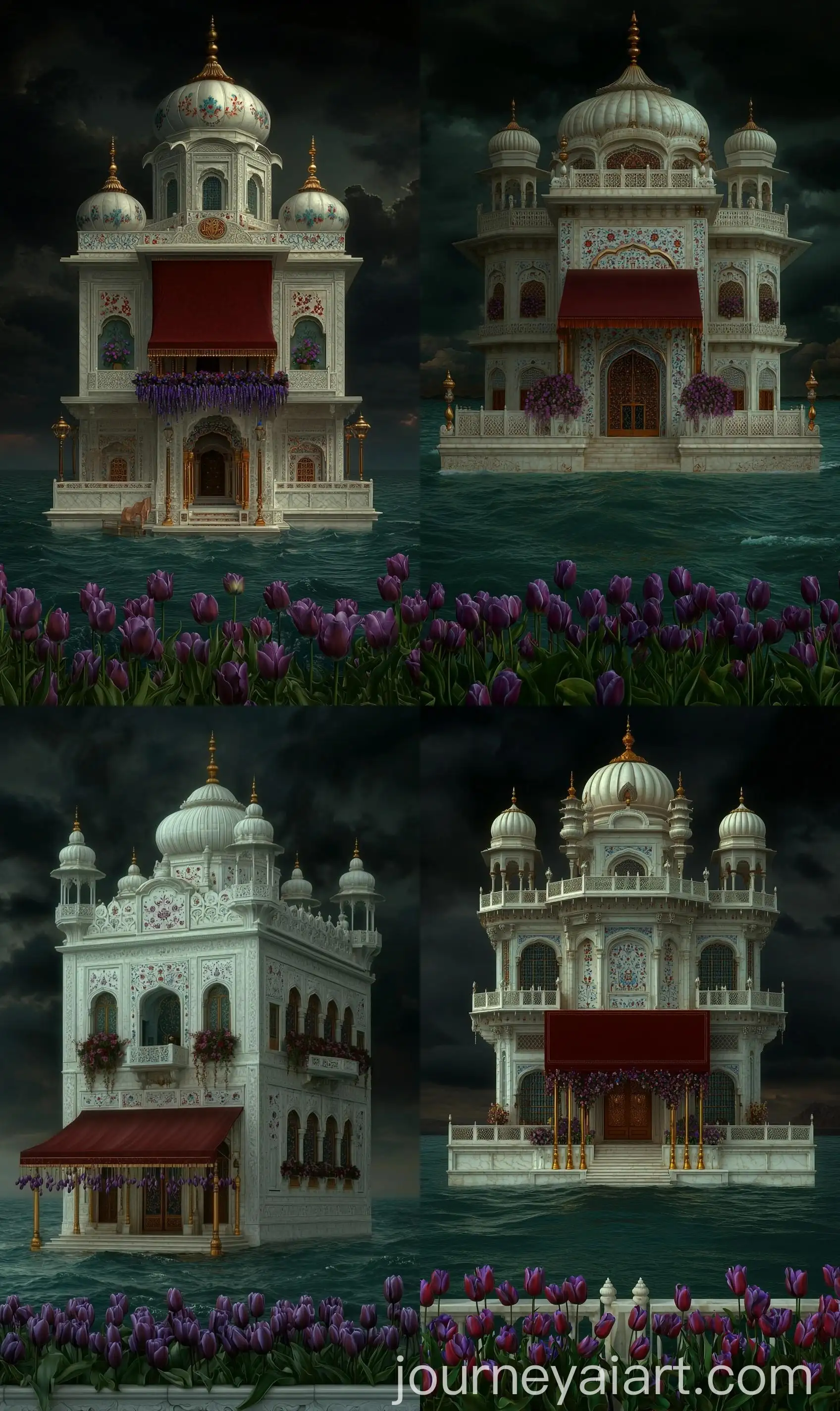 Harmandir-Sahib-Gurdwara-with-Mughal-Pietra-Dura-Ocean-View
