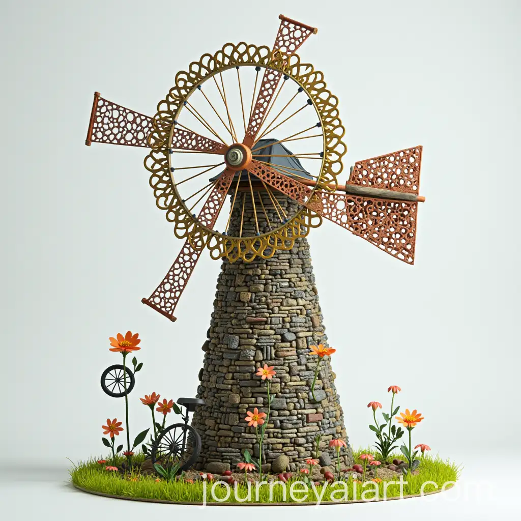 Creative-Windmill-Design-Made-of-Bicycle-Images