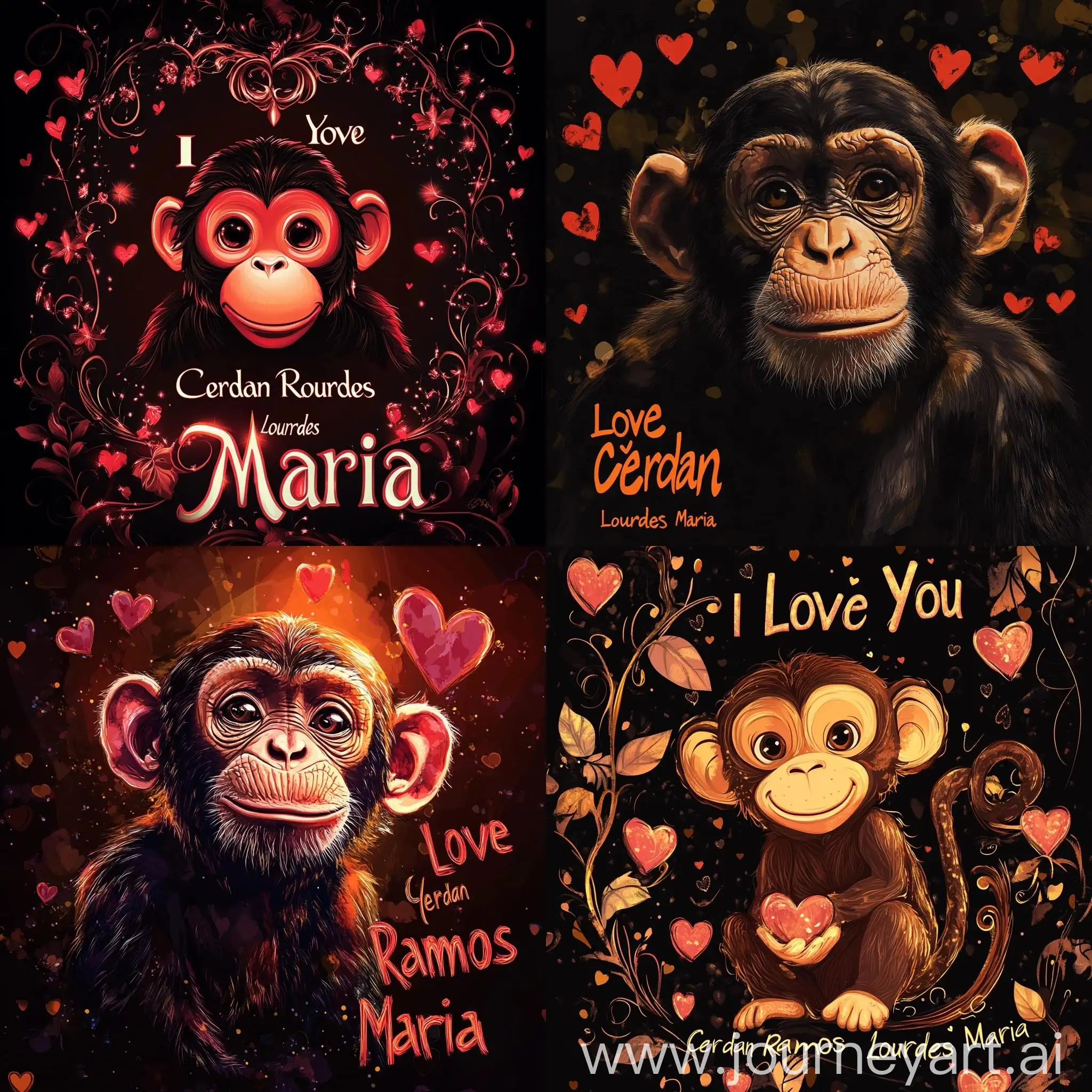 Romantic-Monkey-Couple-Holding-Hearts-in-Vertical-Design