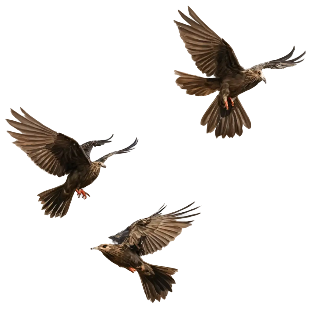 HighQuality-PNG-Image-of-Birds-Flying-in-the-Sky-Enhancing-Visual-Clarity-and-Detail