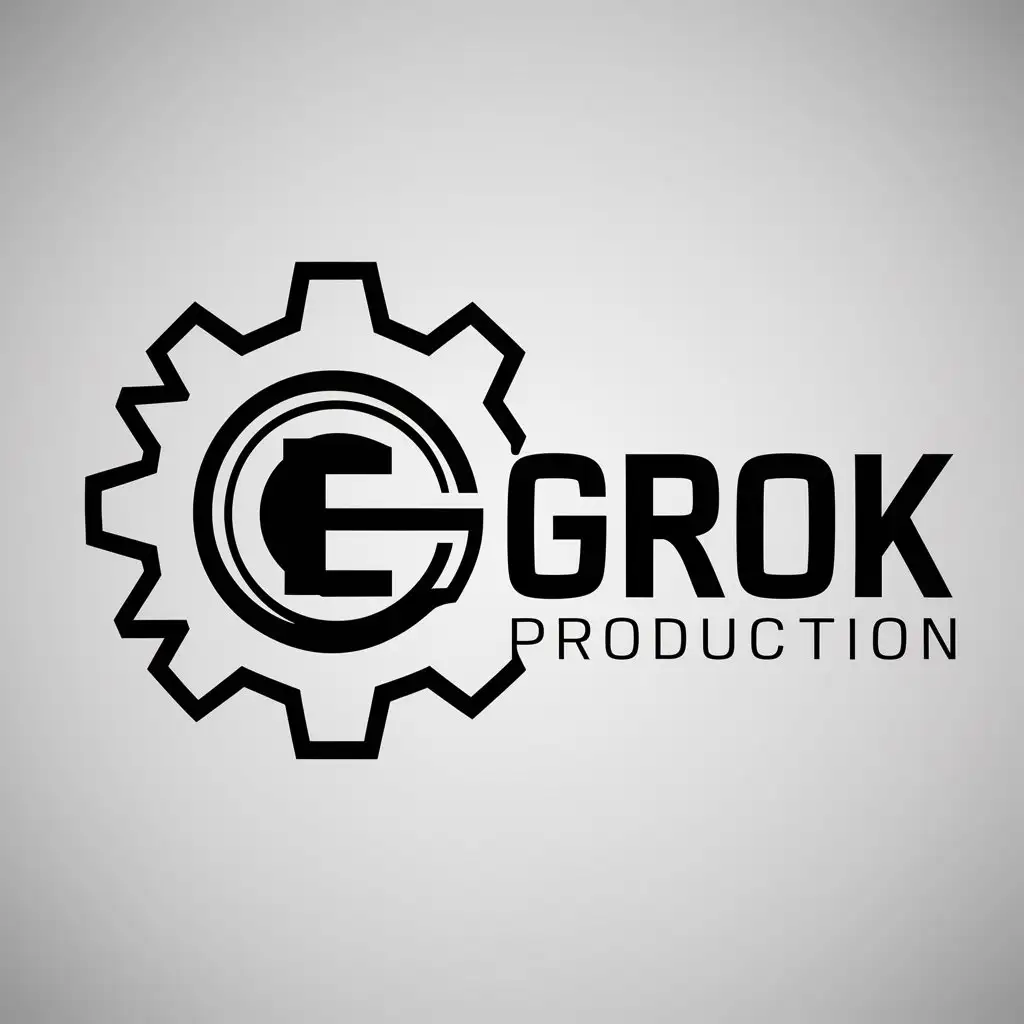 LOGO-Design-For-Egrok-Production-Gear-Symbol-in-Entertainment-Industry