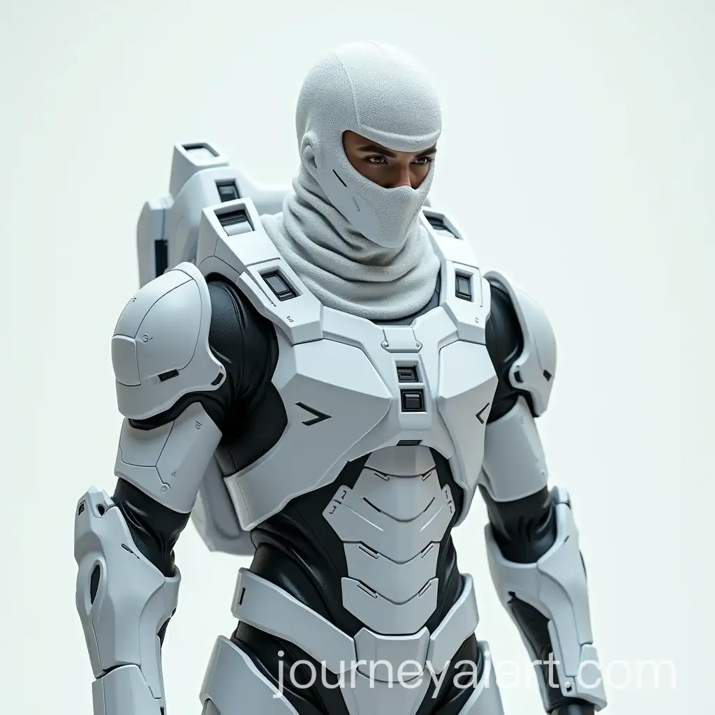 Futuristic-White-Halo-Armor-with-Balaclava-and-Backpack-in-Action-Pose