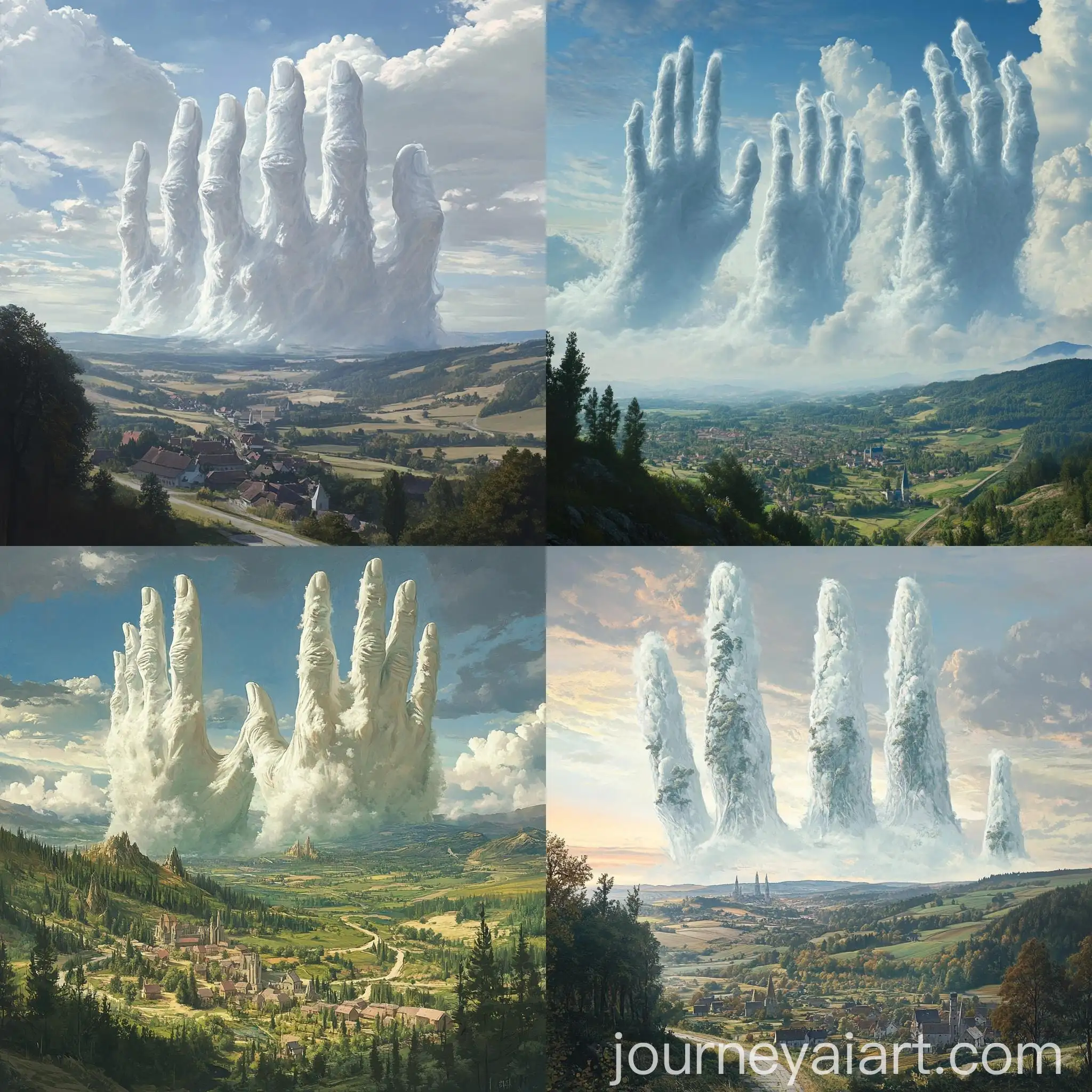 Gargantuan-Misty-Fingers-Over-Medieval-Landscape