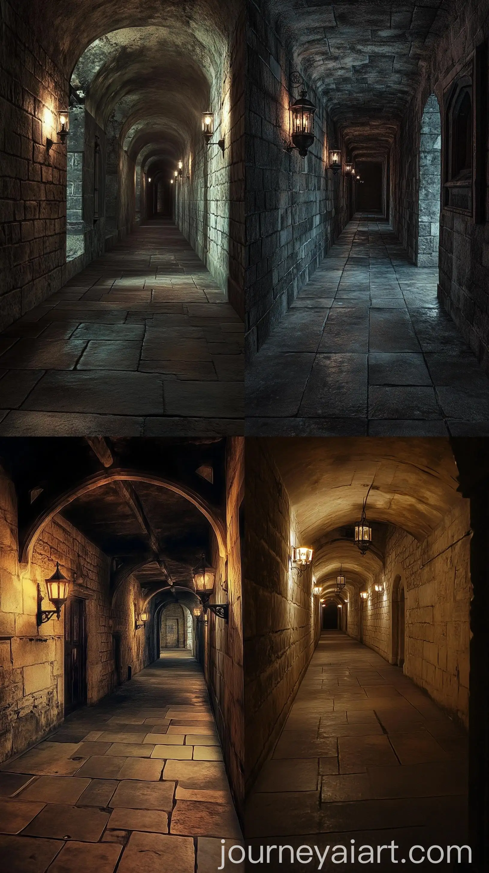 Eerie-Corridor-in-the-Tower-of-London-with-Whispering-Sounds
