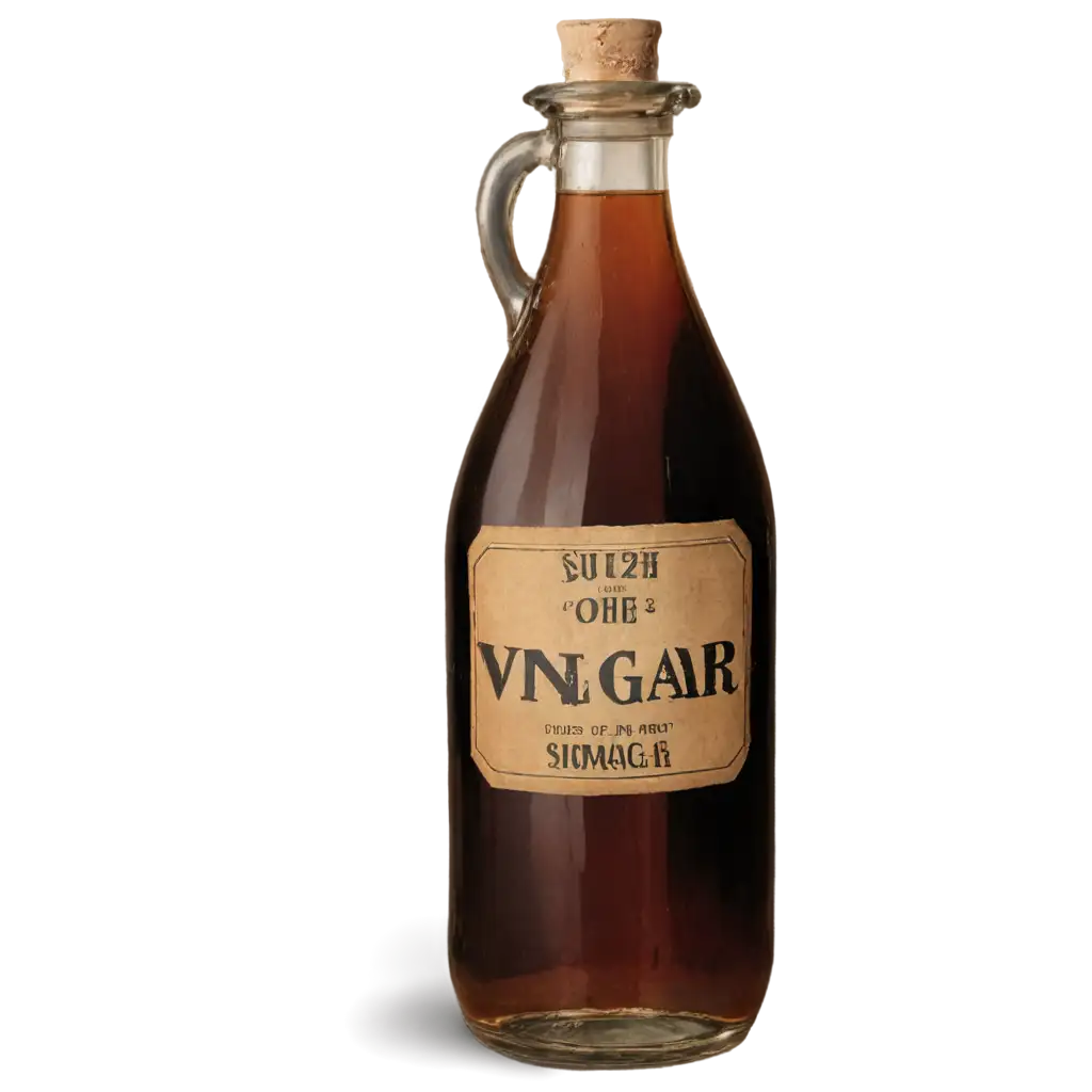 Vintage-Style-Bottle-of-Vinegar-PNG-Image-for-Creative-Use