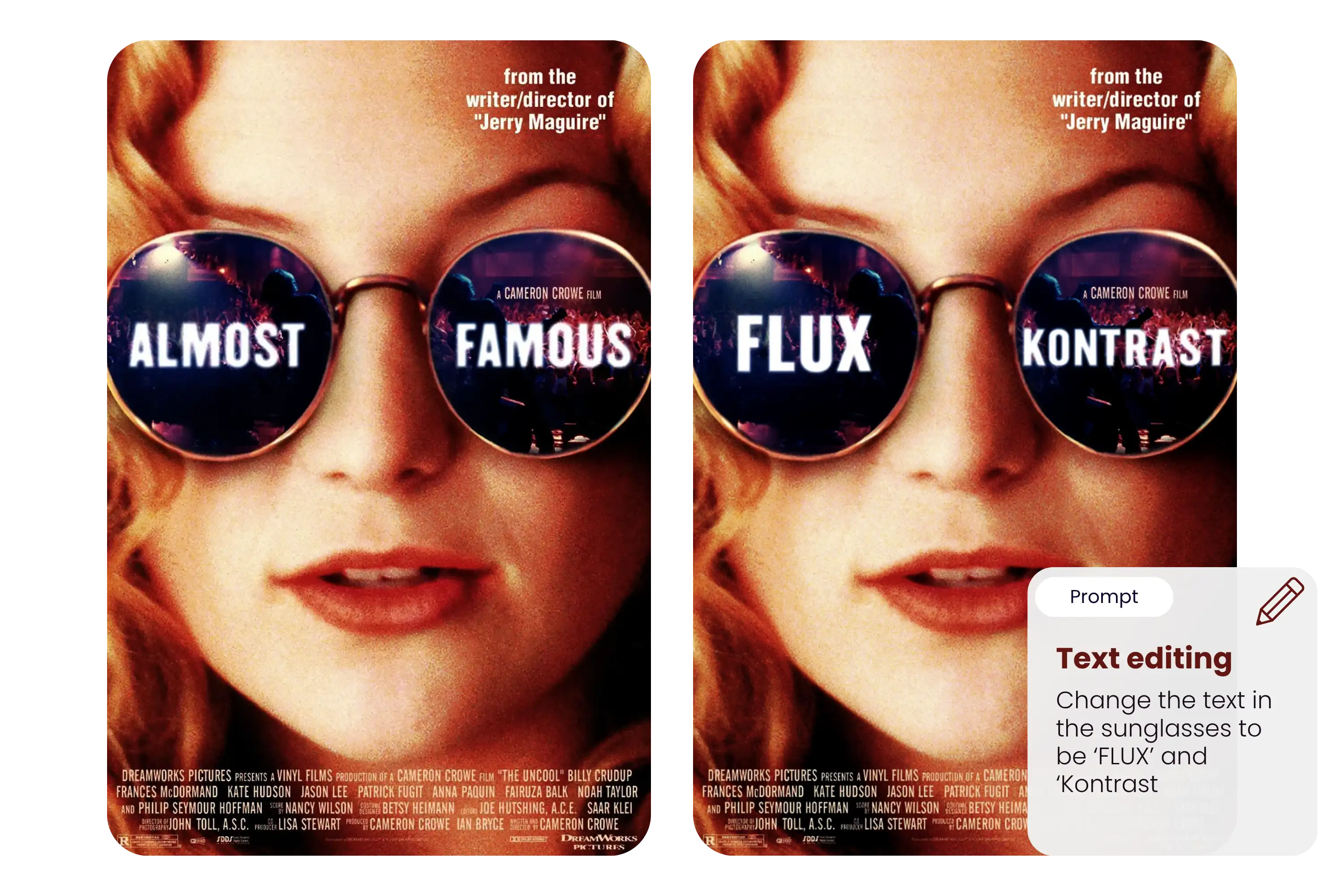 Text Editing in Images