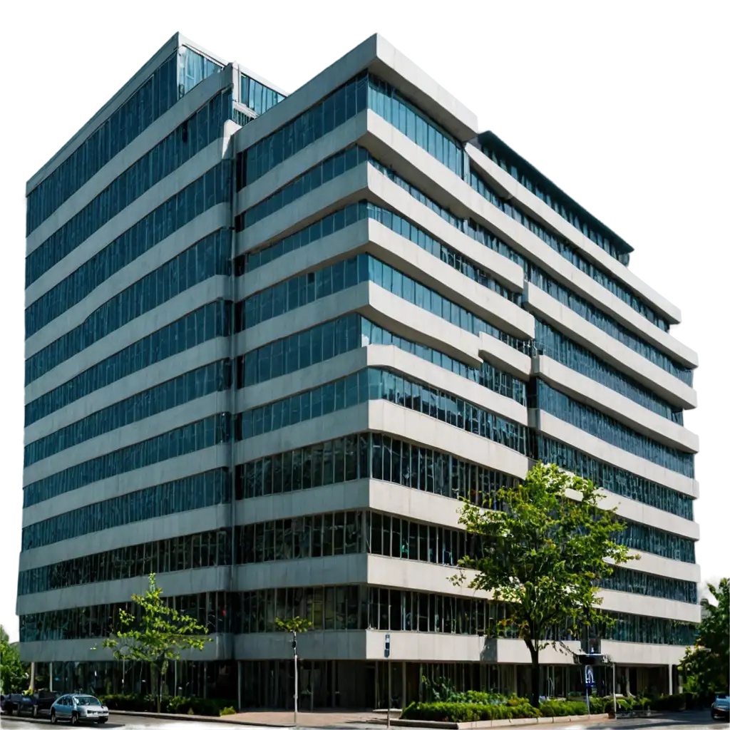 Modern-Office-Building-PNG-HighQuality-Digital-Image-for-Professional-Use
