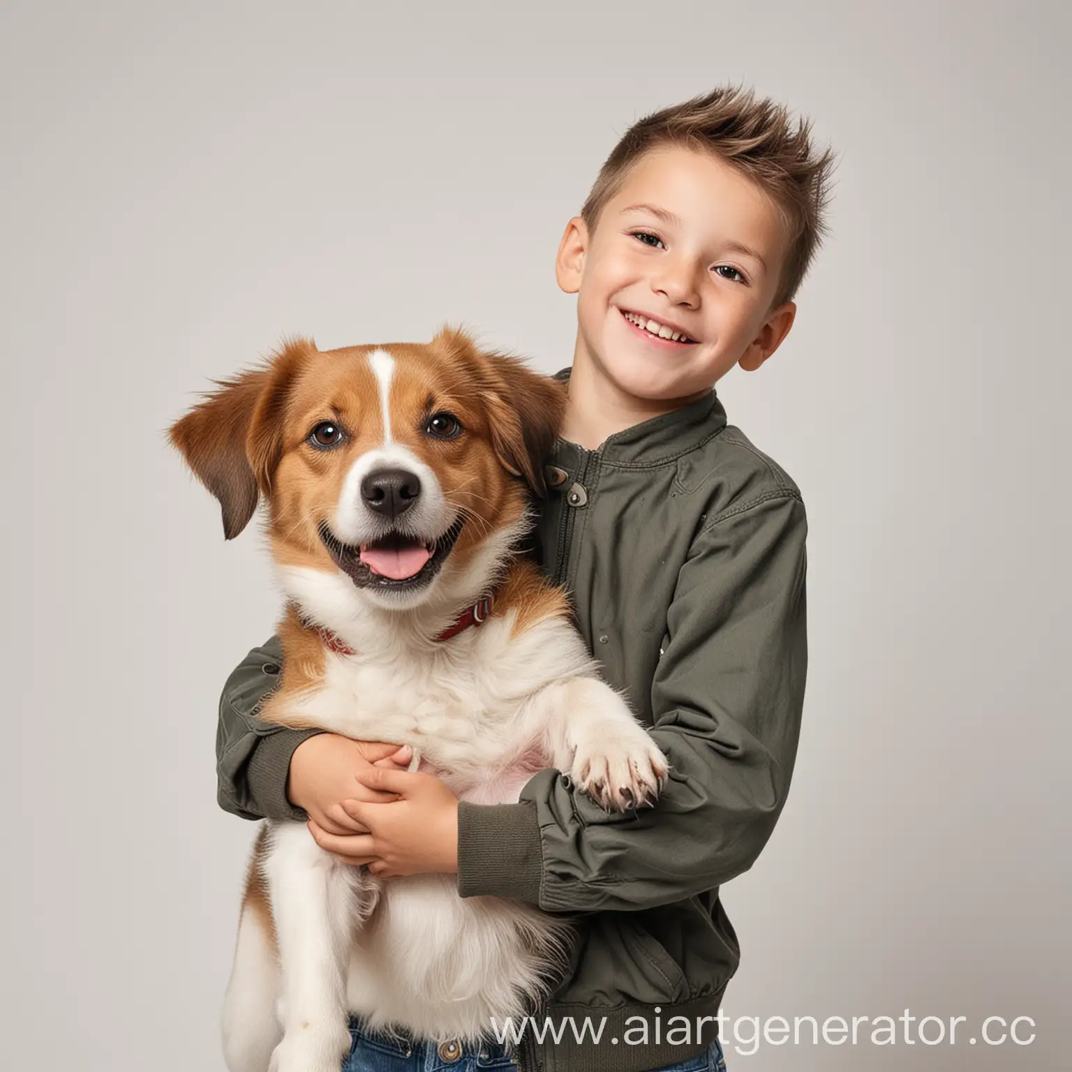 Joyful-Boy-Holding-a-Happy-Dog-on-White-Background