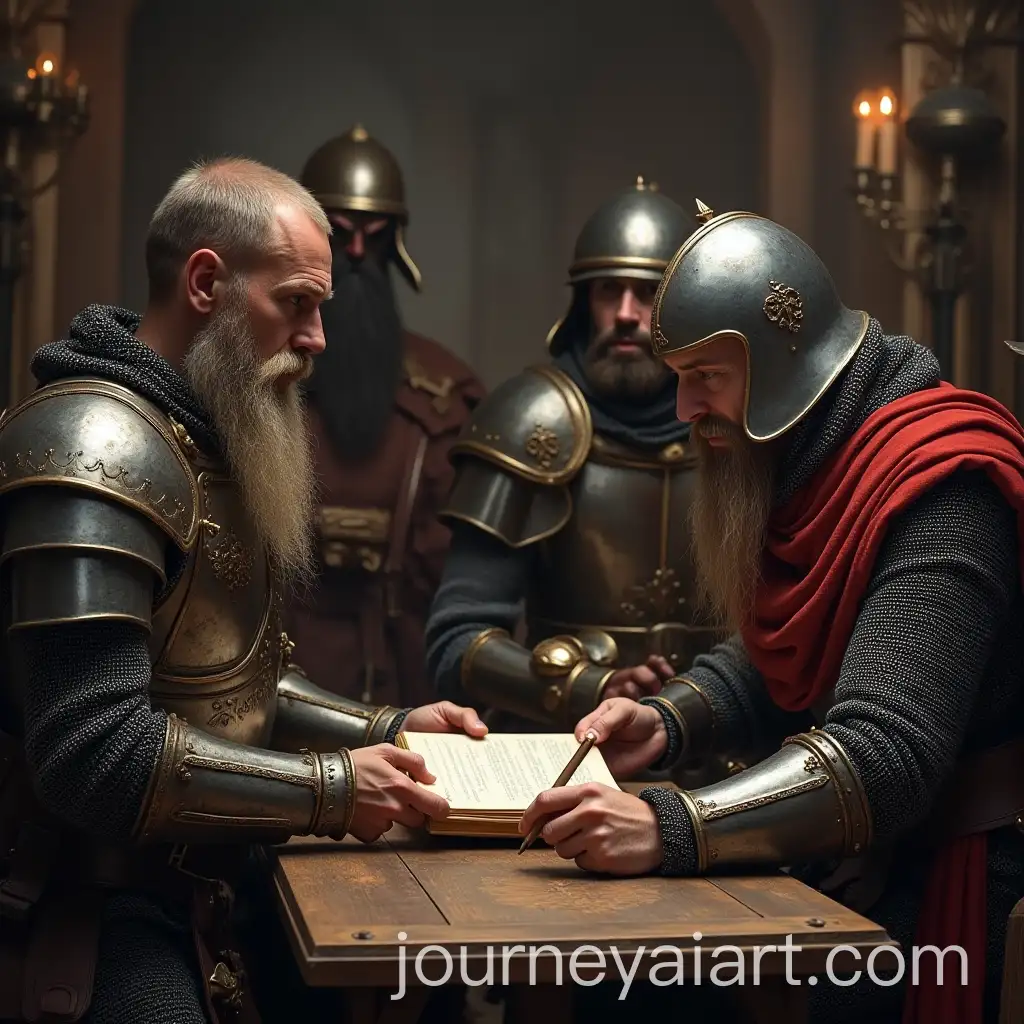 Russian-Heroes-in-Armor-Reviewing-Applicant-Documents