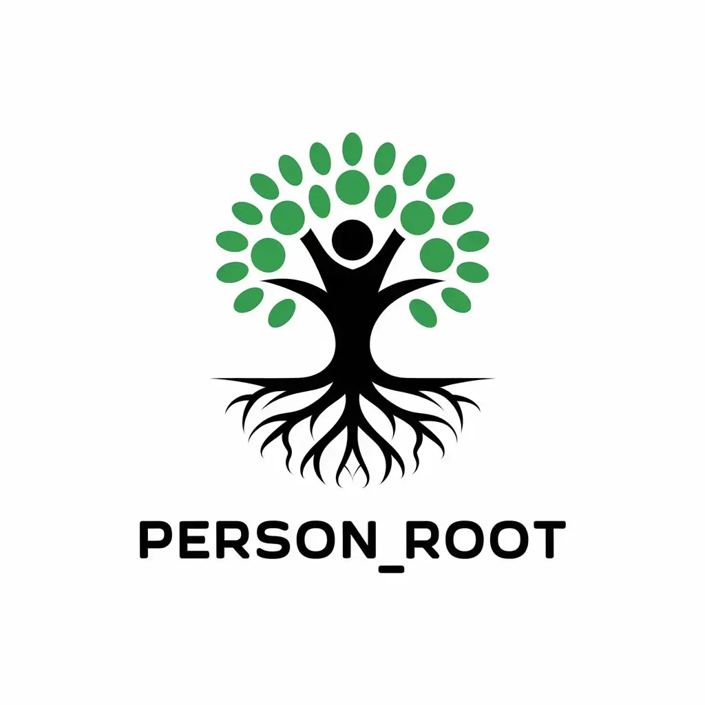 LOGO Design for PersonRoot Expert People in Retail Industry with Modern Symbolism