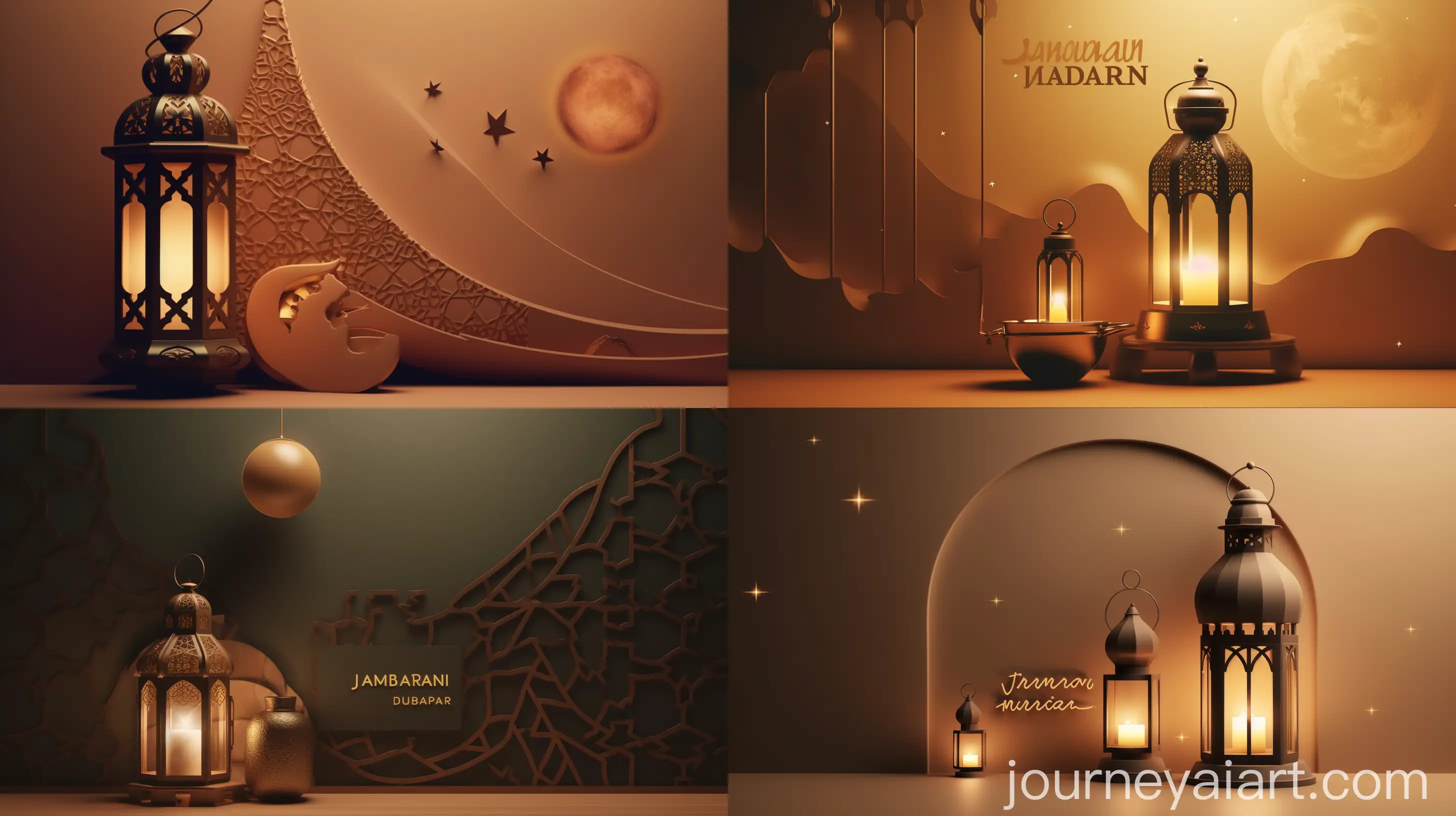 Serene-Ramadan-Lantern-and-Crescent-Moon-Night-Desert-Scene