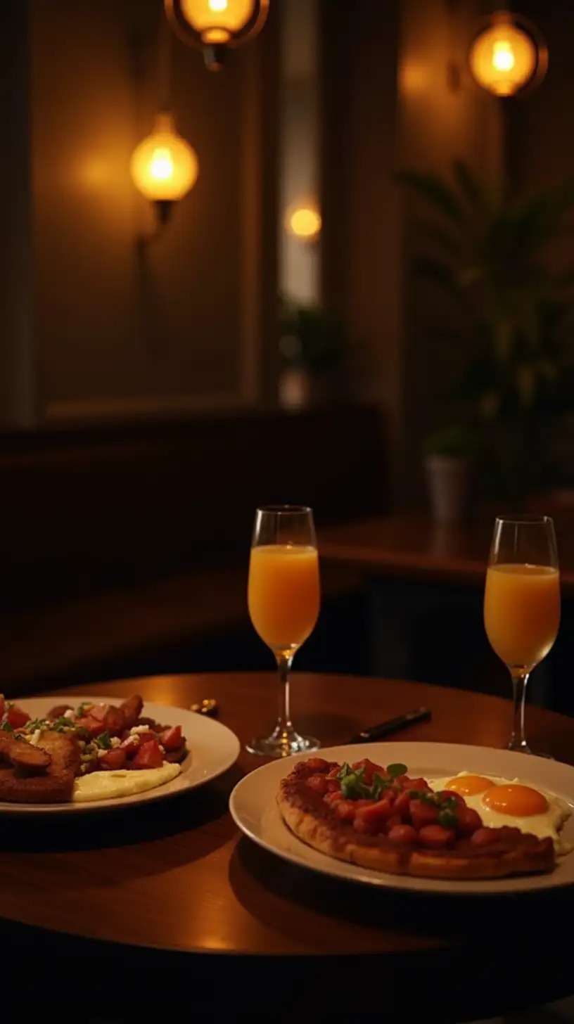 Cozy Brunch Experience in a Dimly Lit Lounge