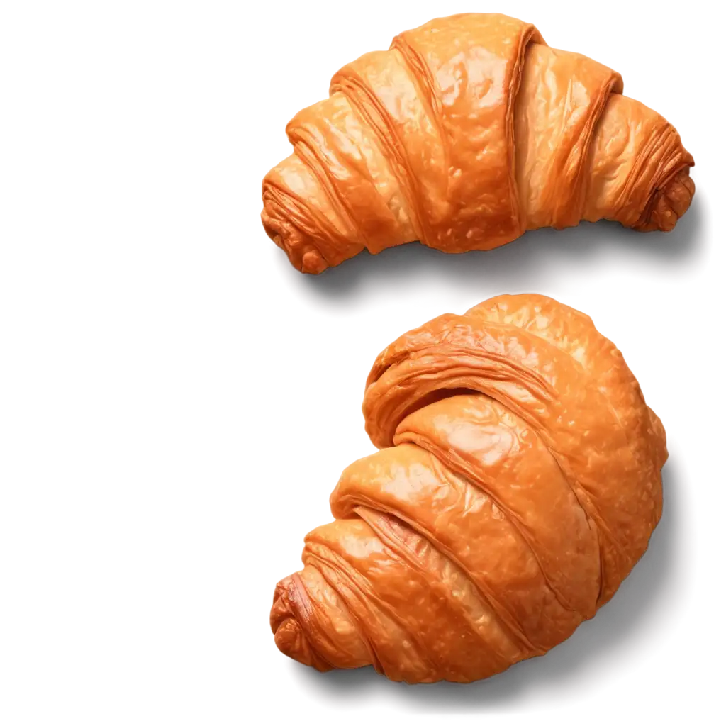 Realistic-Croissant-View-from-Above-HighQuality-PNG-Image-for-Visual-Perfection