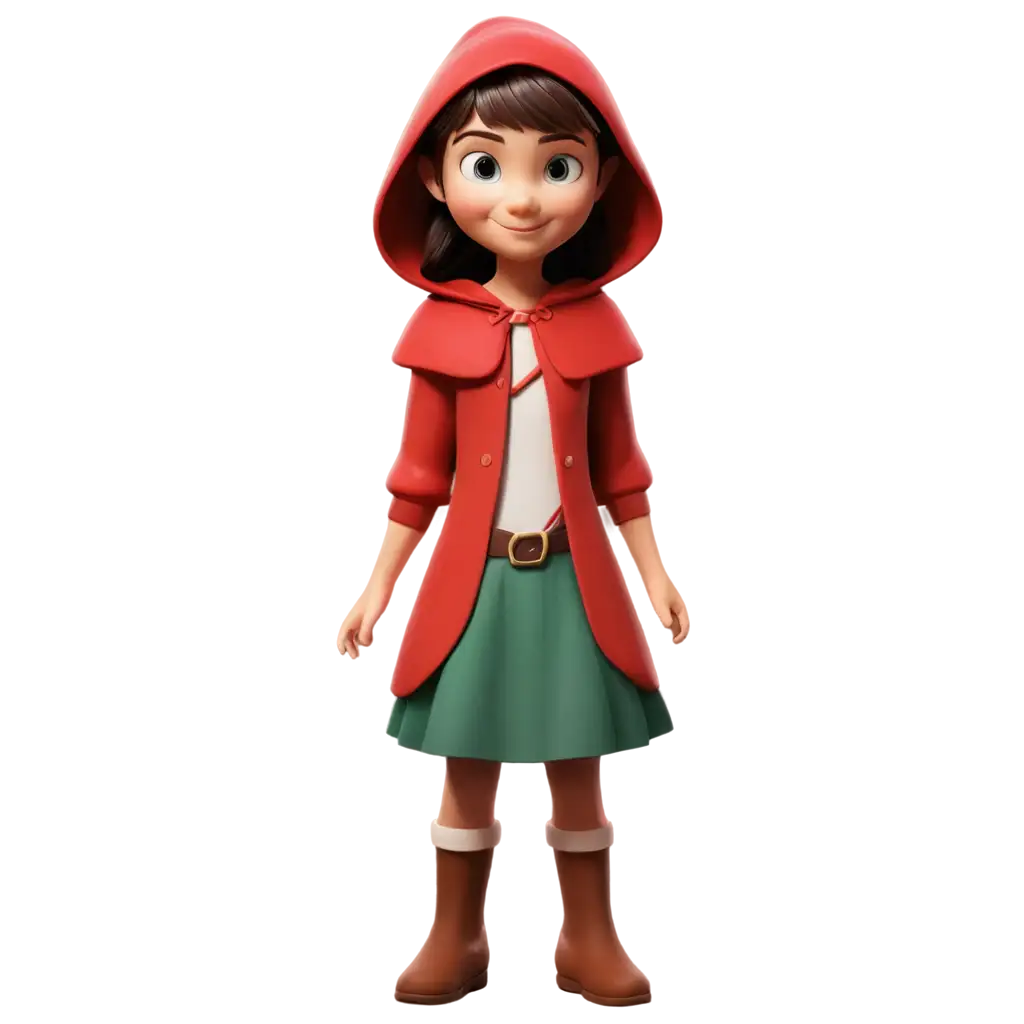 Little-Red-Riding-Hood-Cartoon-Character-PNG-in-Disney-3D-Style-Perfect-for-Kids-Designs