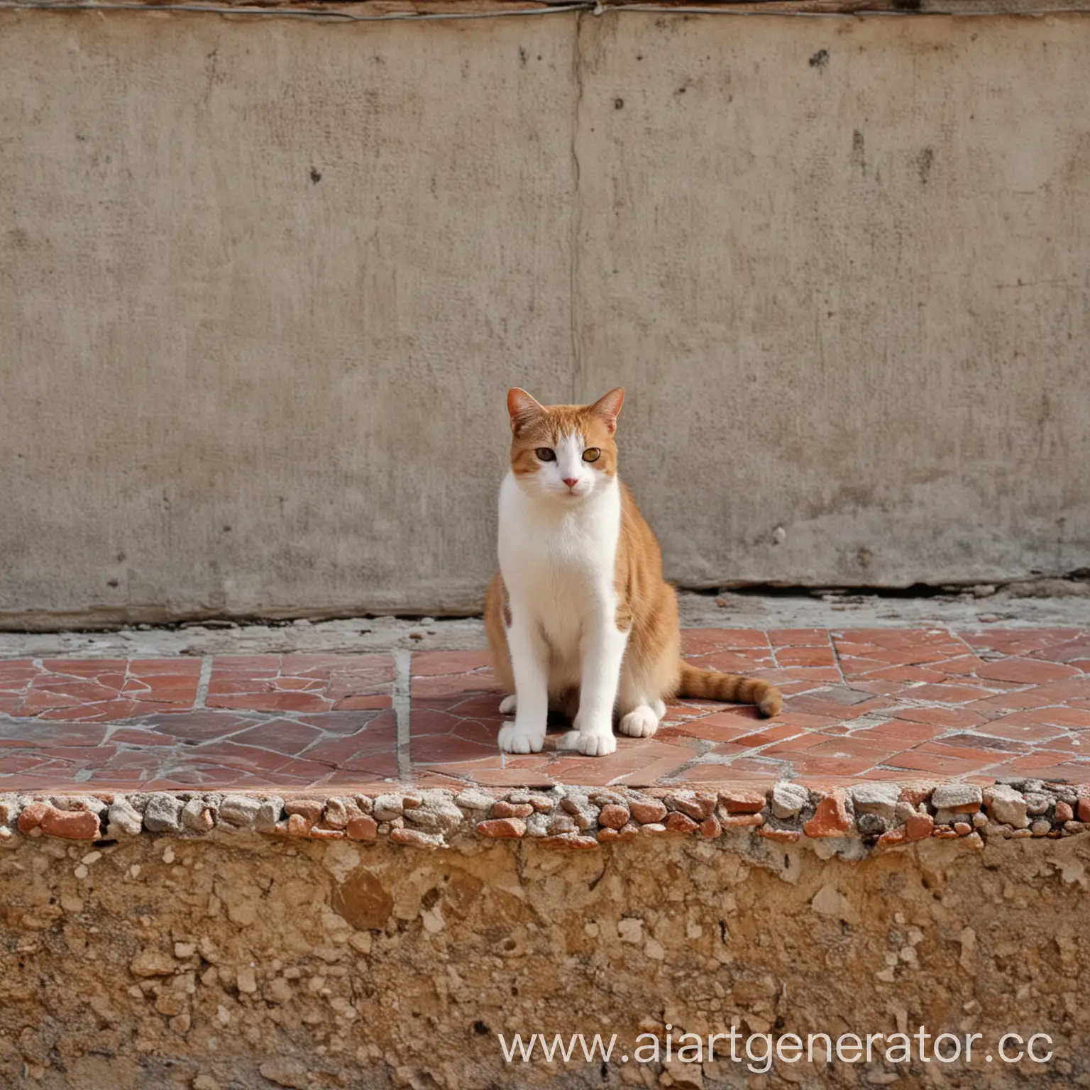 Adorable-Cat-Exploring-the-Vibrant-Streets-of-Spain