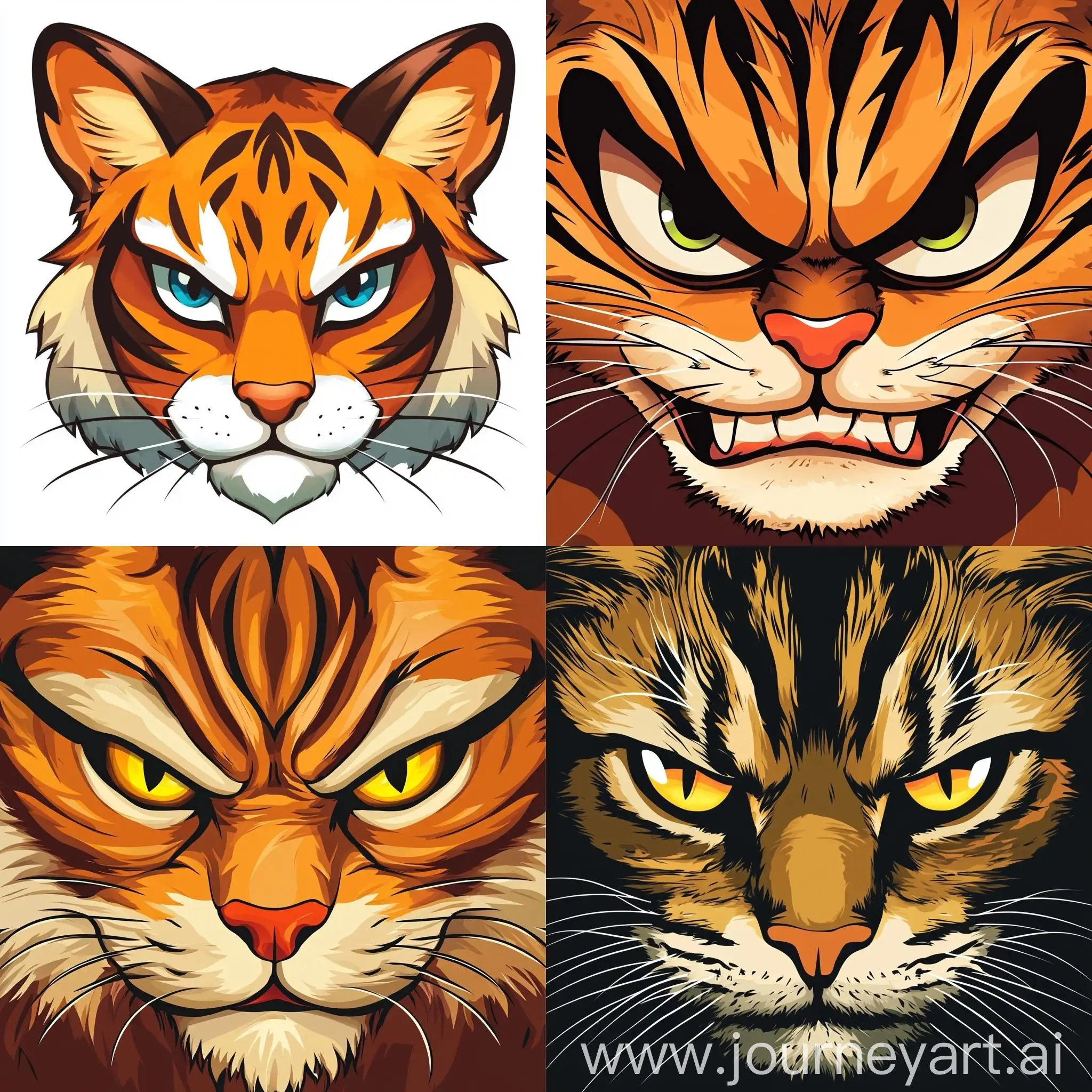 Confident-Mutant-Cat-Cartoon-with-Tiger-Qualities