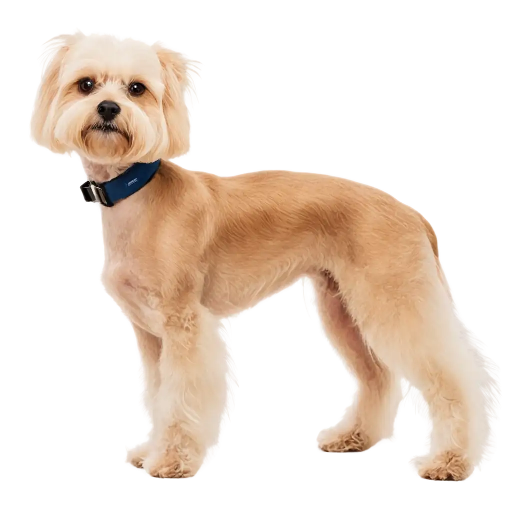 Side-View-of-Dog-After-Grooming-HighQuality-PNG-Image-for-Clean-Crisp-Visuals