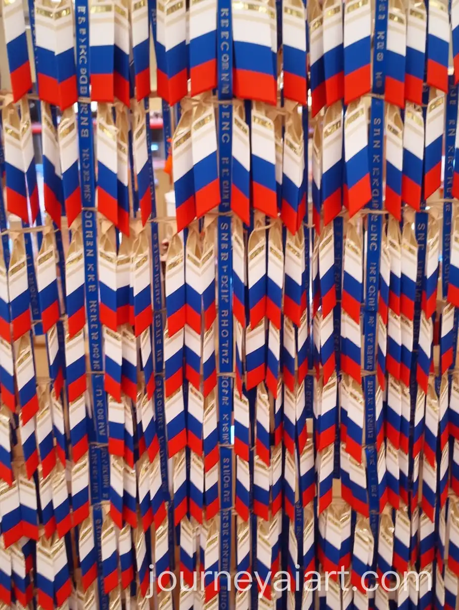Russian-Tricolor-Ribbons-in-Traditional-Setting