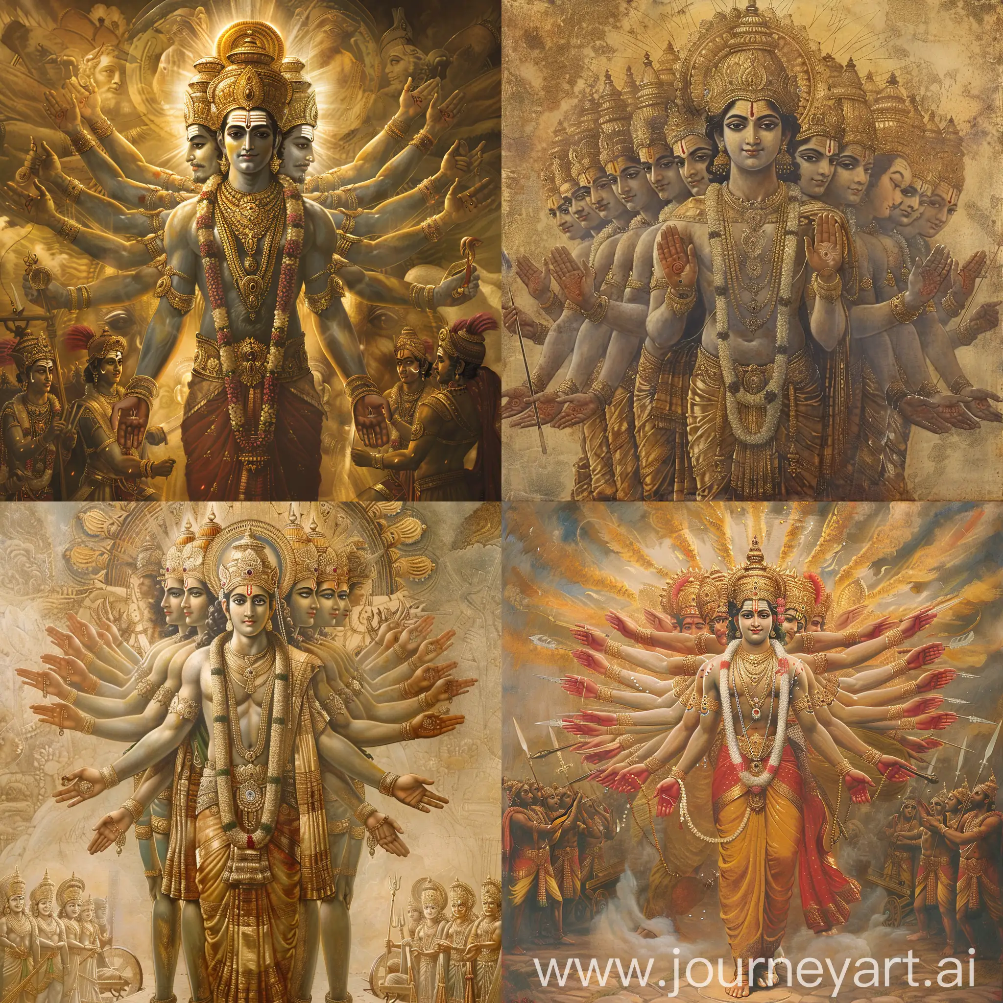 Divine-Representation-of-Vishnu-in-Maharashtra-Scene