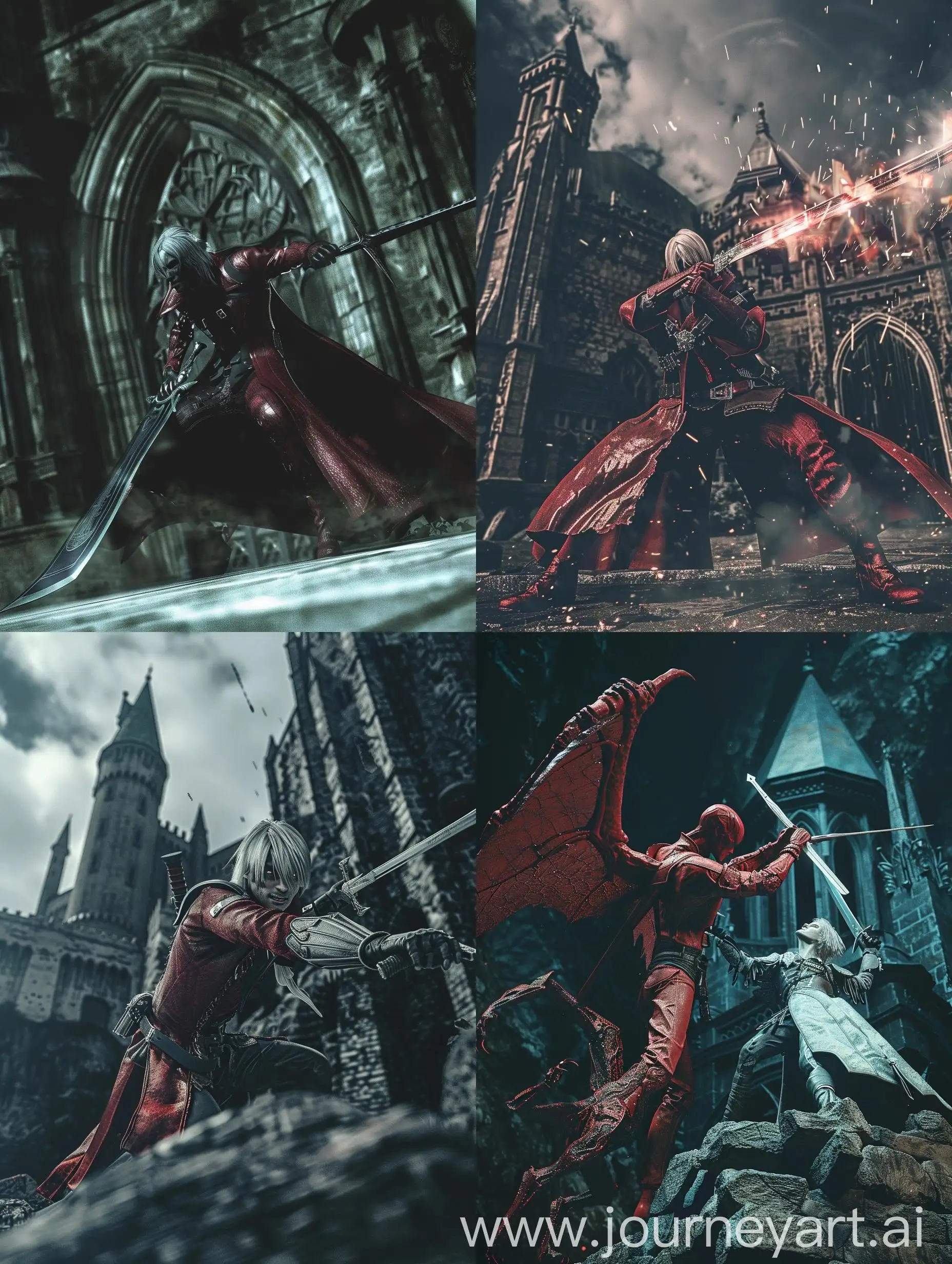 Dante-from-Devil-May-Cry-3-Battling-a-Demon-with-Sword-and-Gun-in-a-Dark-Castle