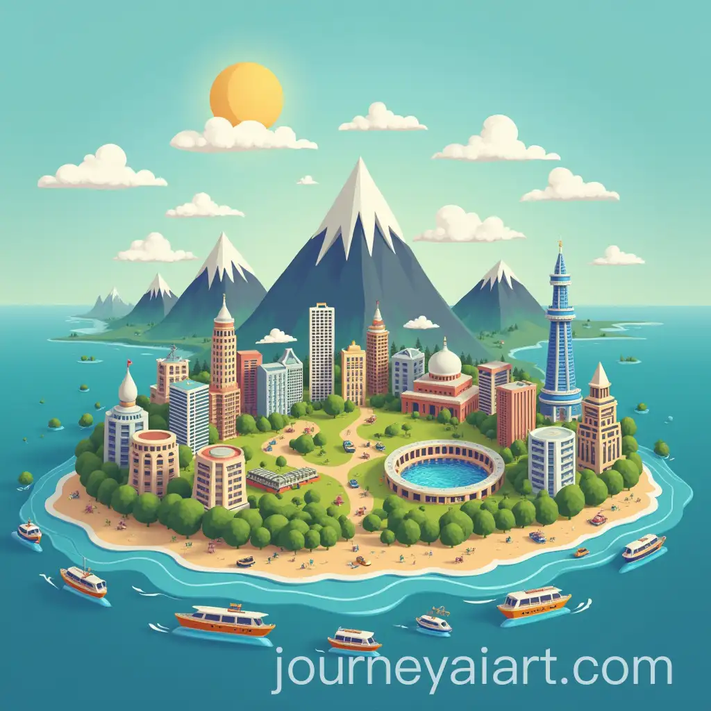 World-Tourism-Day-Celebration-with-Diverse-Travelers-and-Landmarks