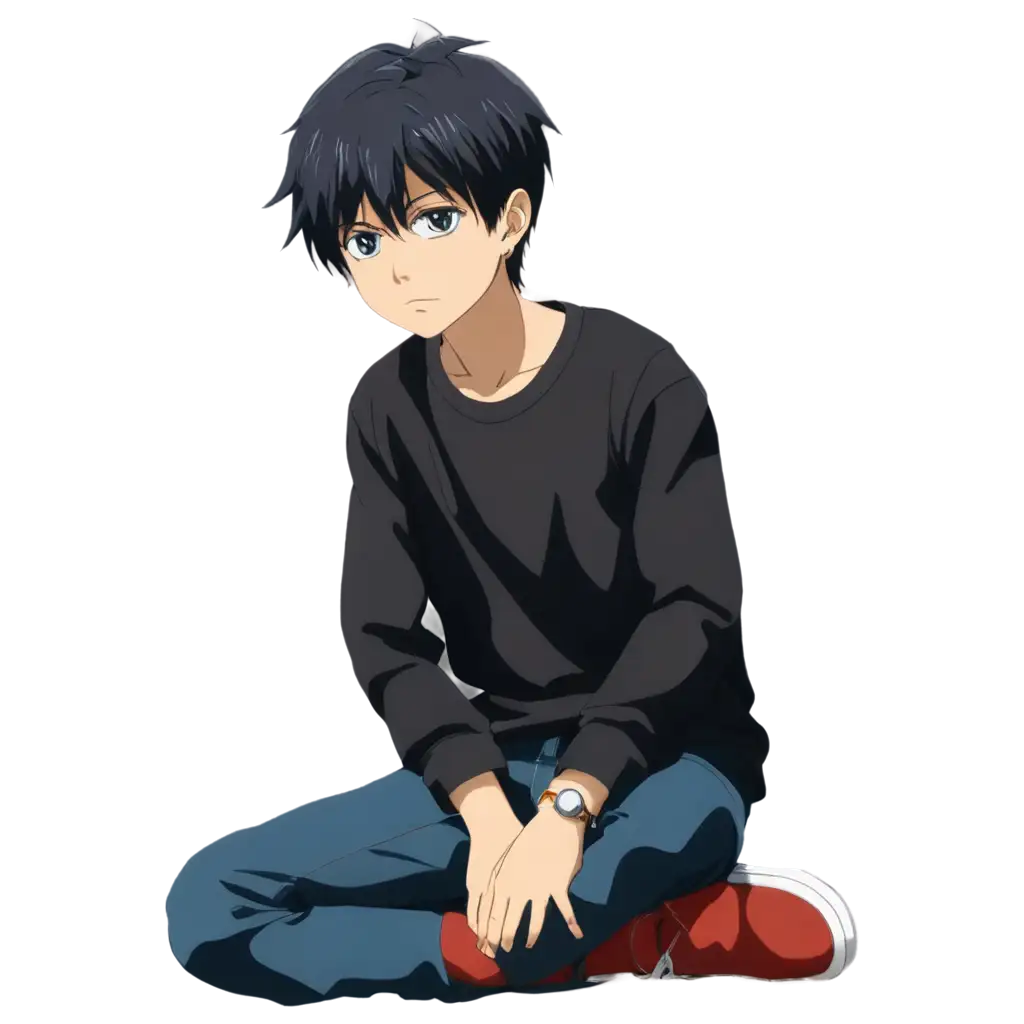 Sad-Anime-Boy-PNG-Image-HighQuality-Artwork-for-Emotional-and-Expressive-Designs