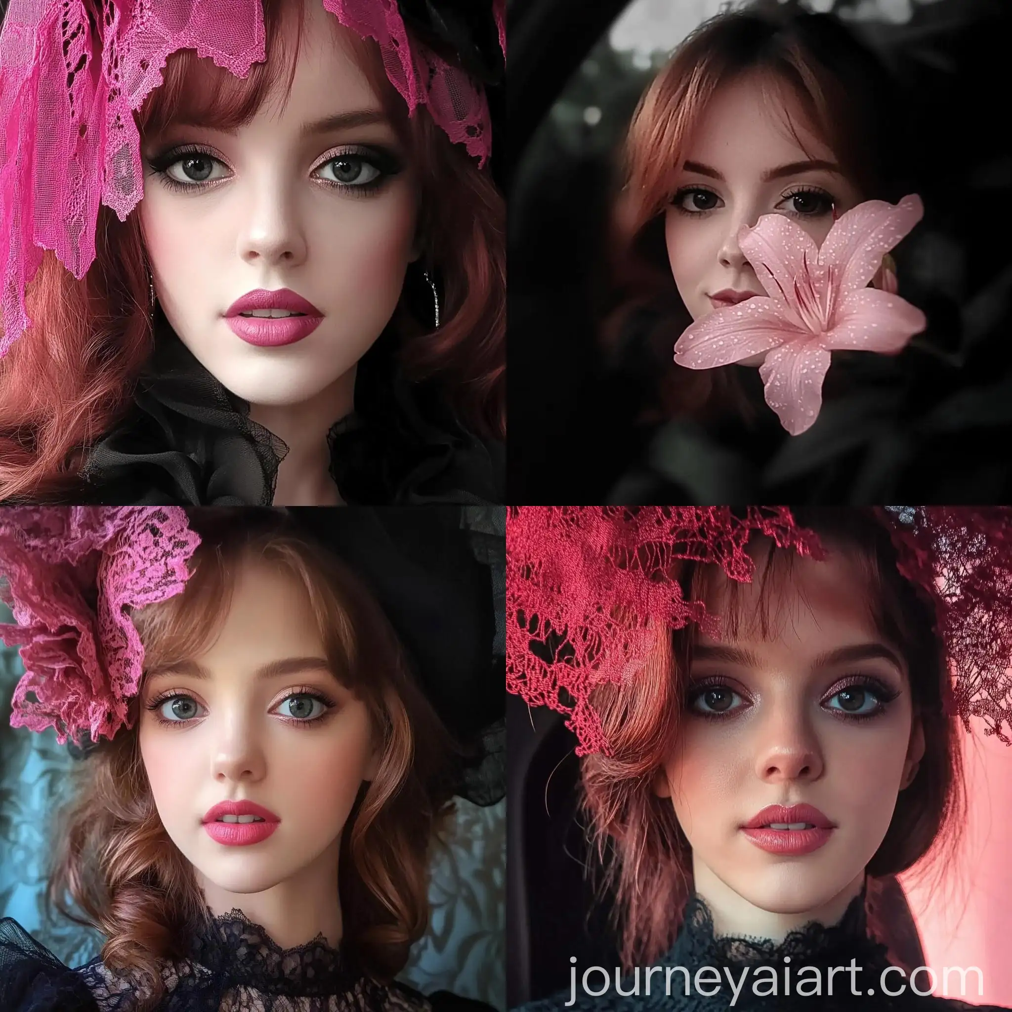 Abstract-Artwork-in-Pink-and-Black