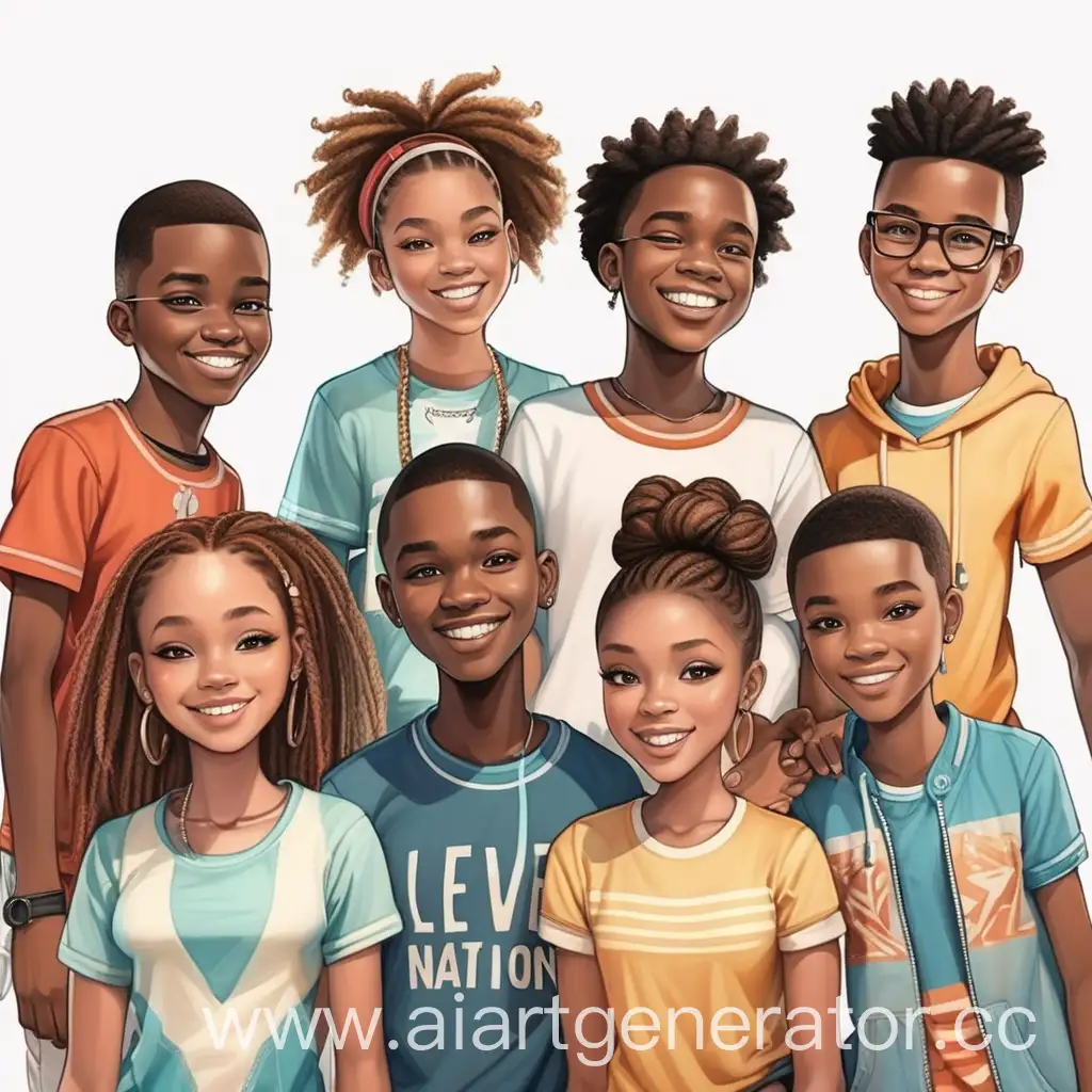 Animated-Youthful-African-Christian-Group-Levite-Nation-with-Diverse-Members