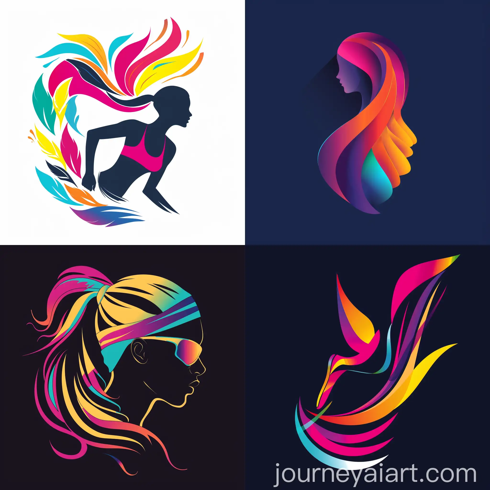 Vibrant-and-Creative-Feminine-Sportswear-Logo-Design