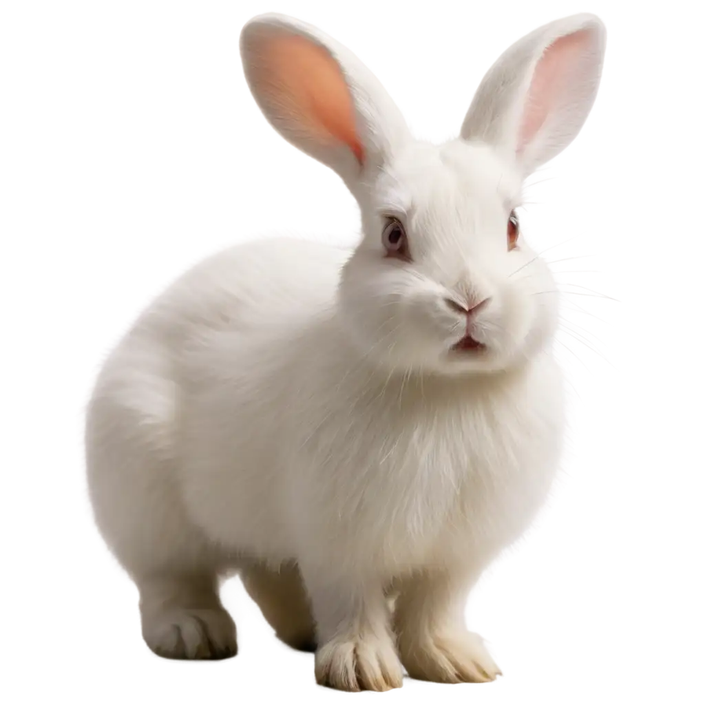 Explore-the-Magical-World-of-a-White-Rabbit-in-Stunning-PNG-Format-Perfect-for-Your-Creative-Projects