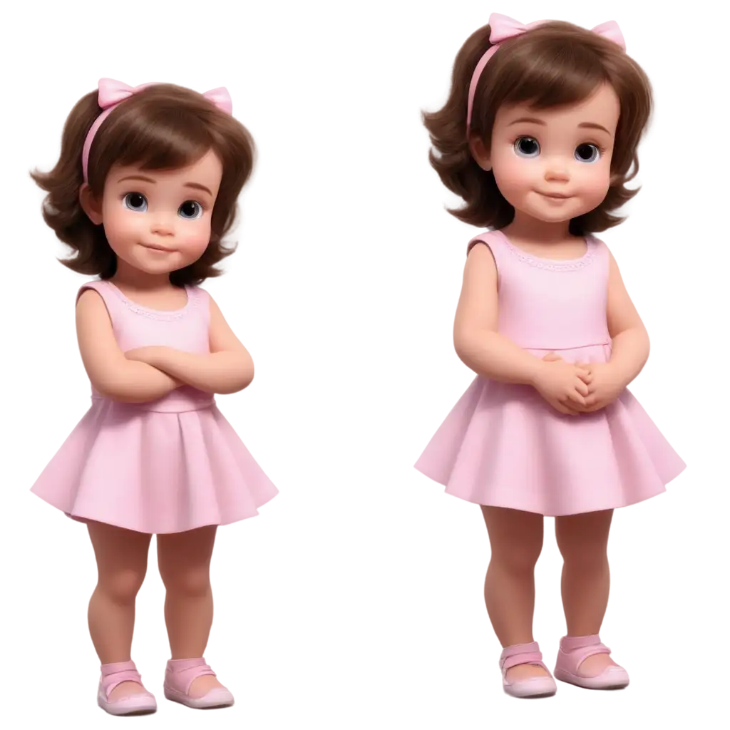 Adorable-Baby-Girl-PNG-Image-with-Brown-Hair-and-Bow-for-Toy-Store-Mascots