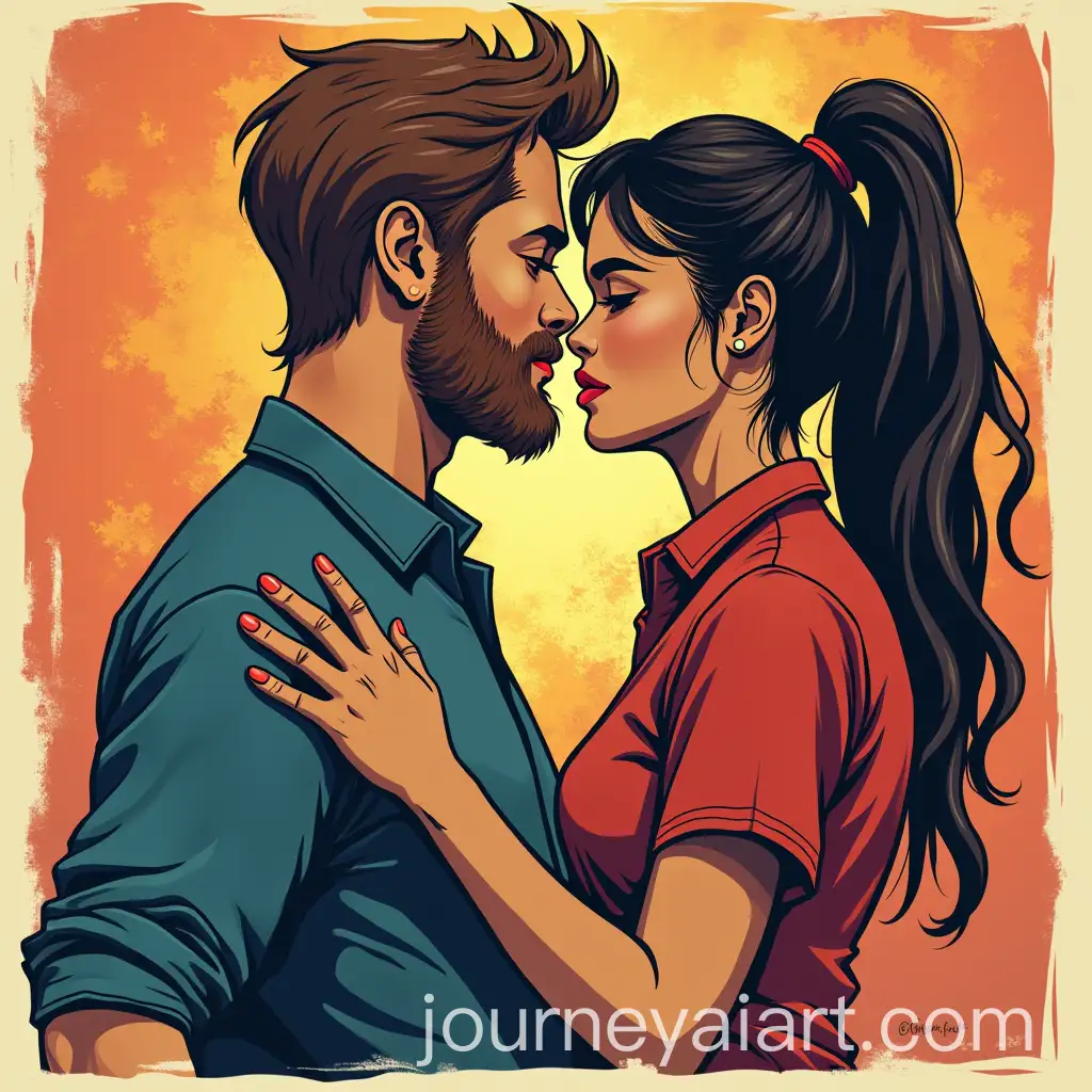 Hustle-Culture-and-Strained-Relationships-Concept-Poster